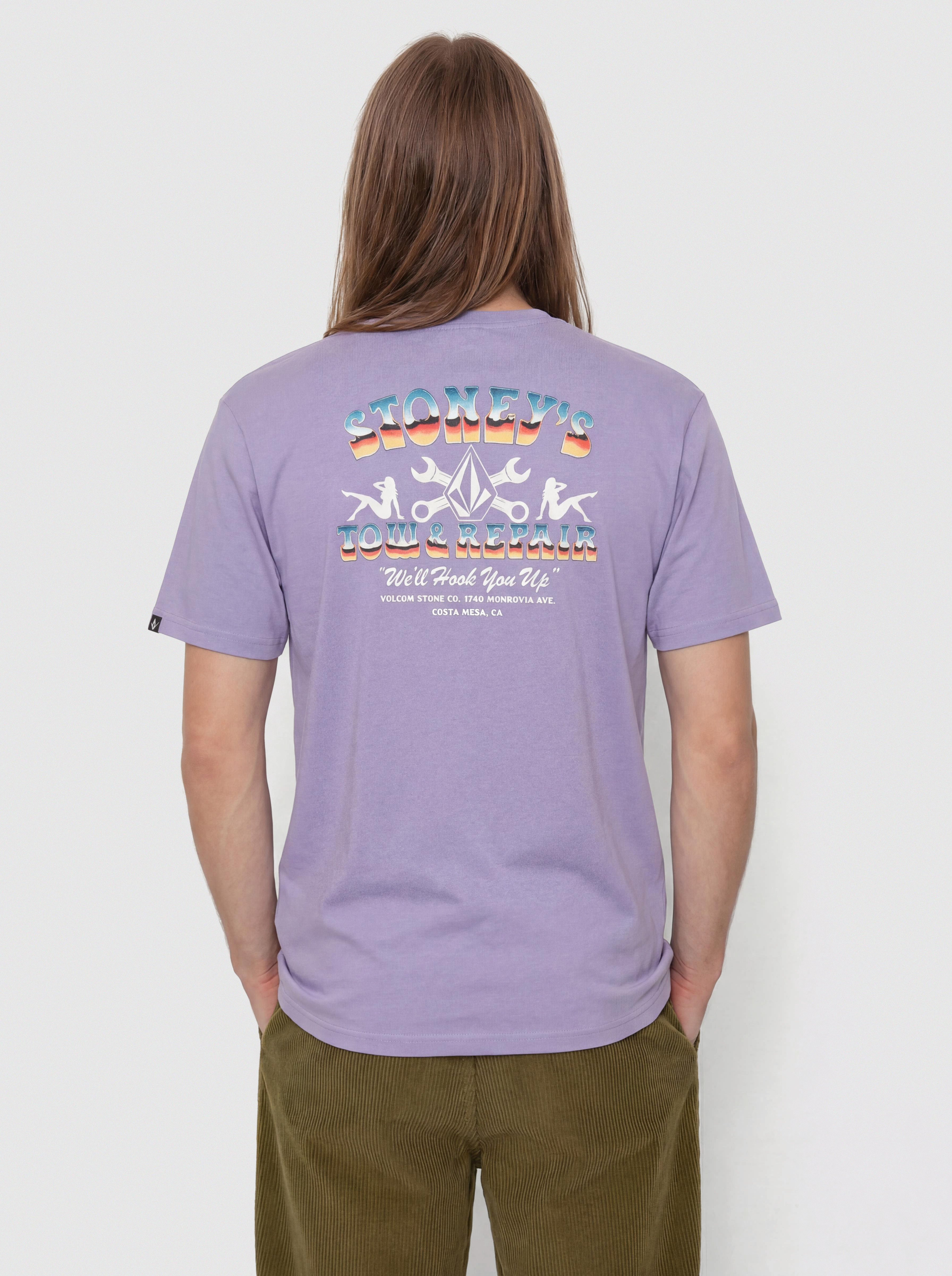 Тениска Volcom Stoneys Bsc (purple ash)