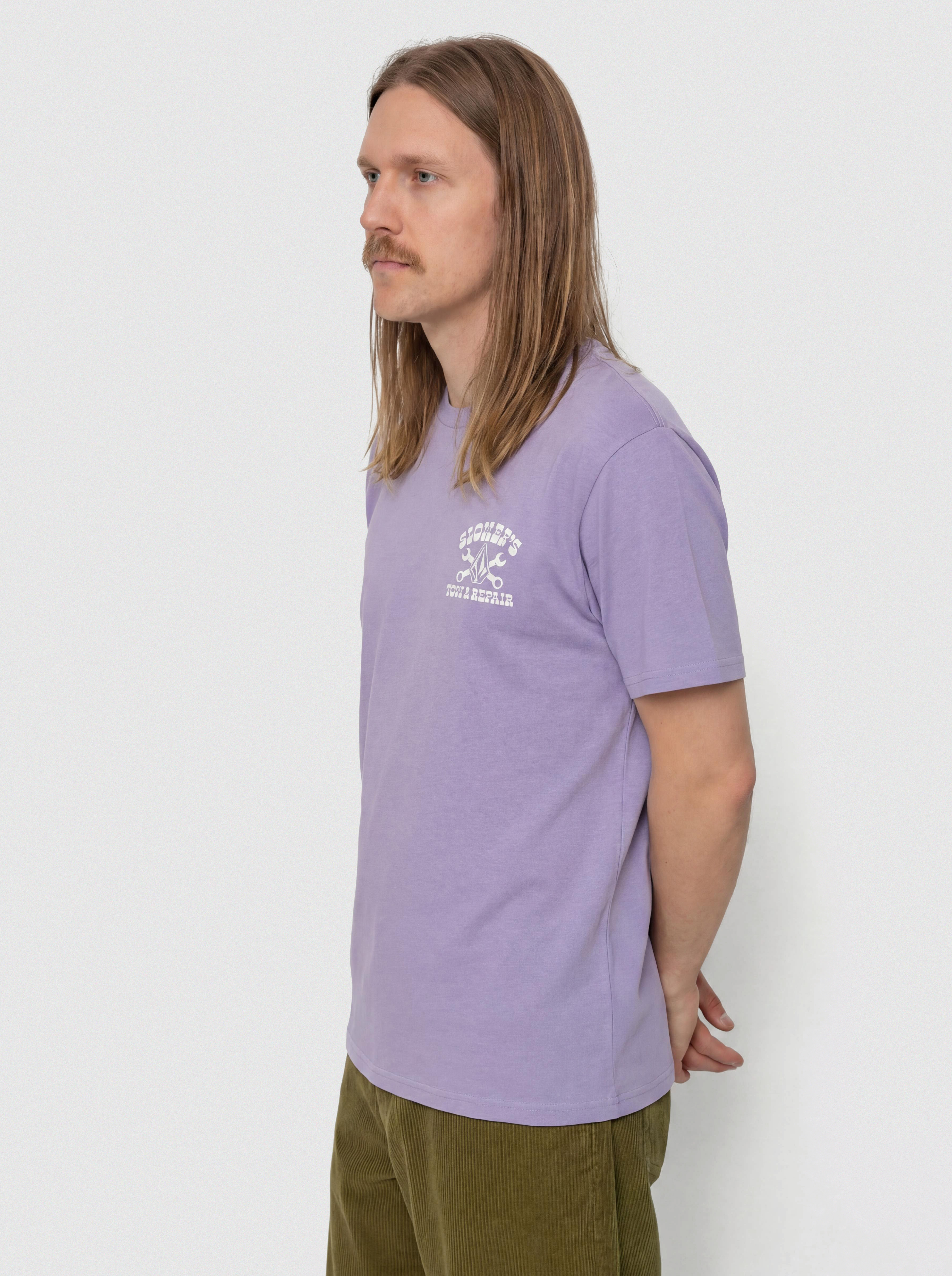 Тениска Volcom Stoneys Bsc (purple ash)
