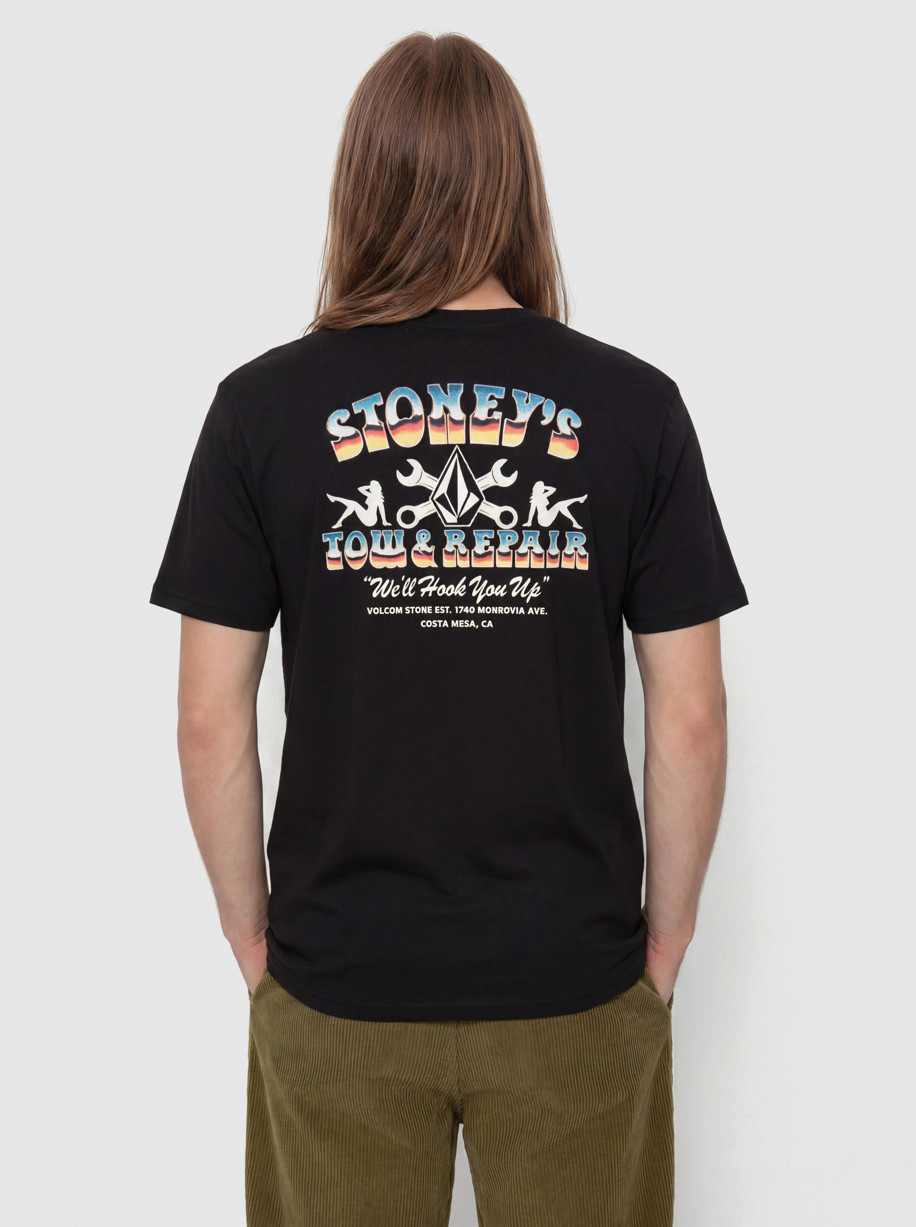 Тениска Volcom Stoneys Bsc (black)