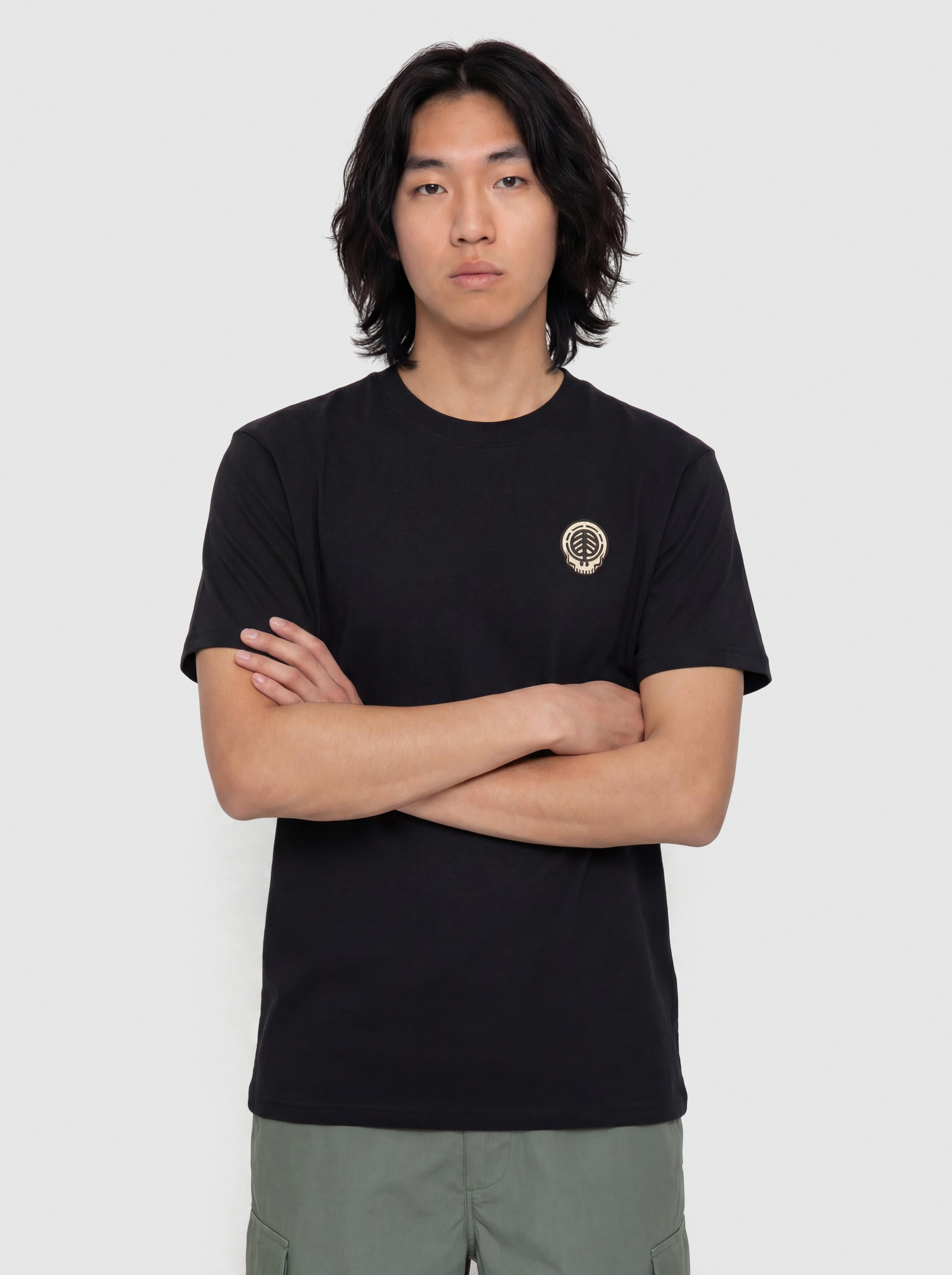 Тениска Element Timber Hermit (off black)