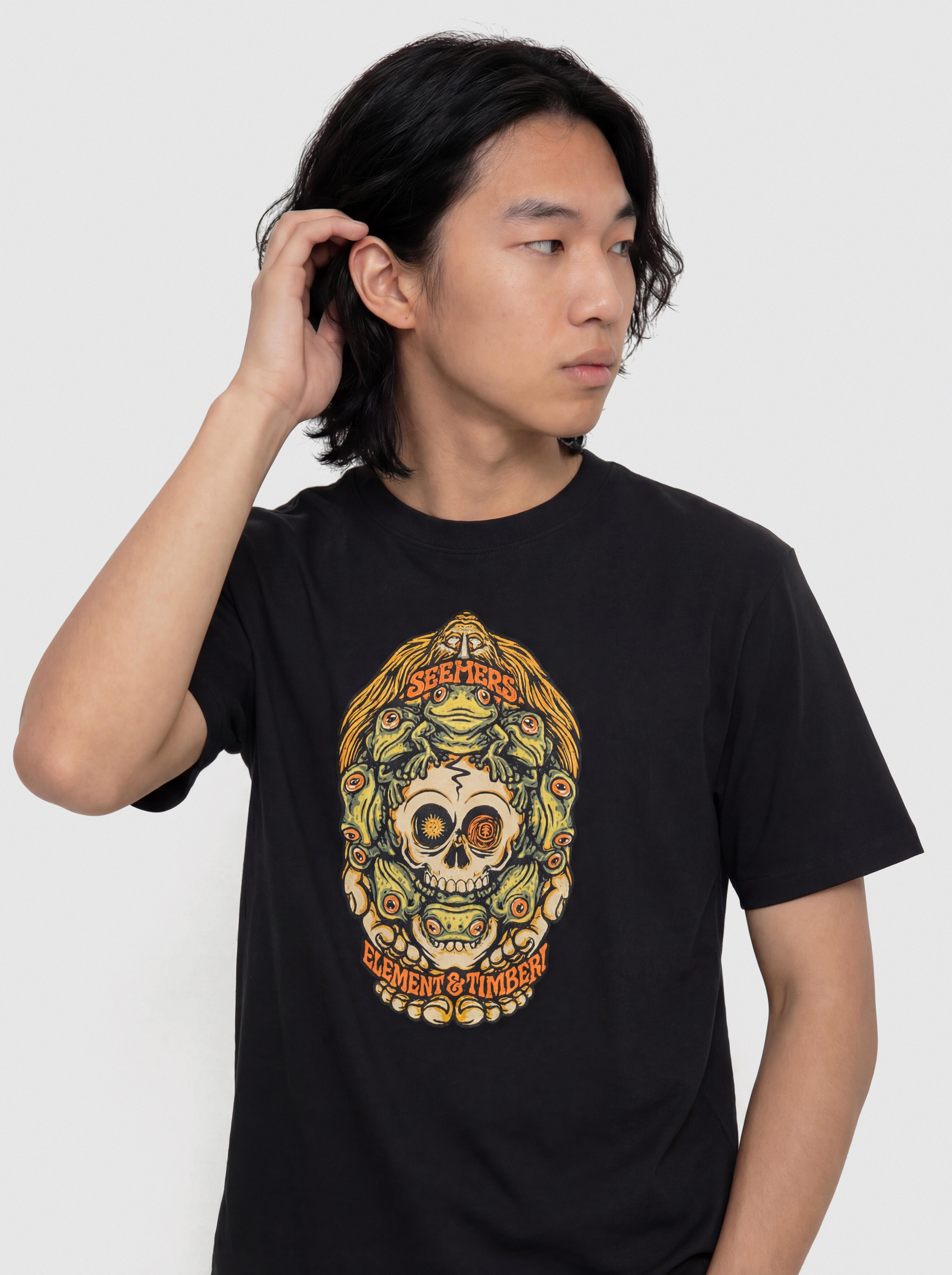 Тениска Element Timber Orbit (off black)