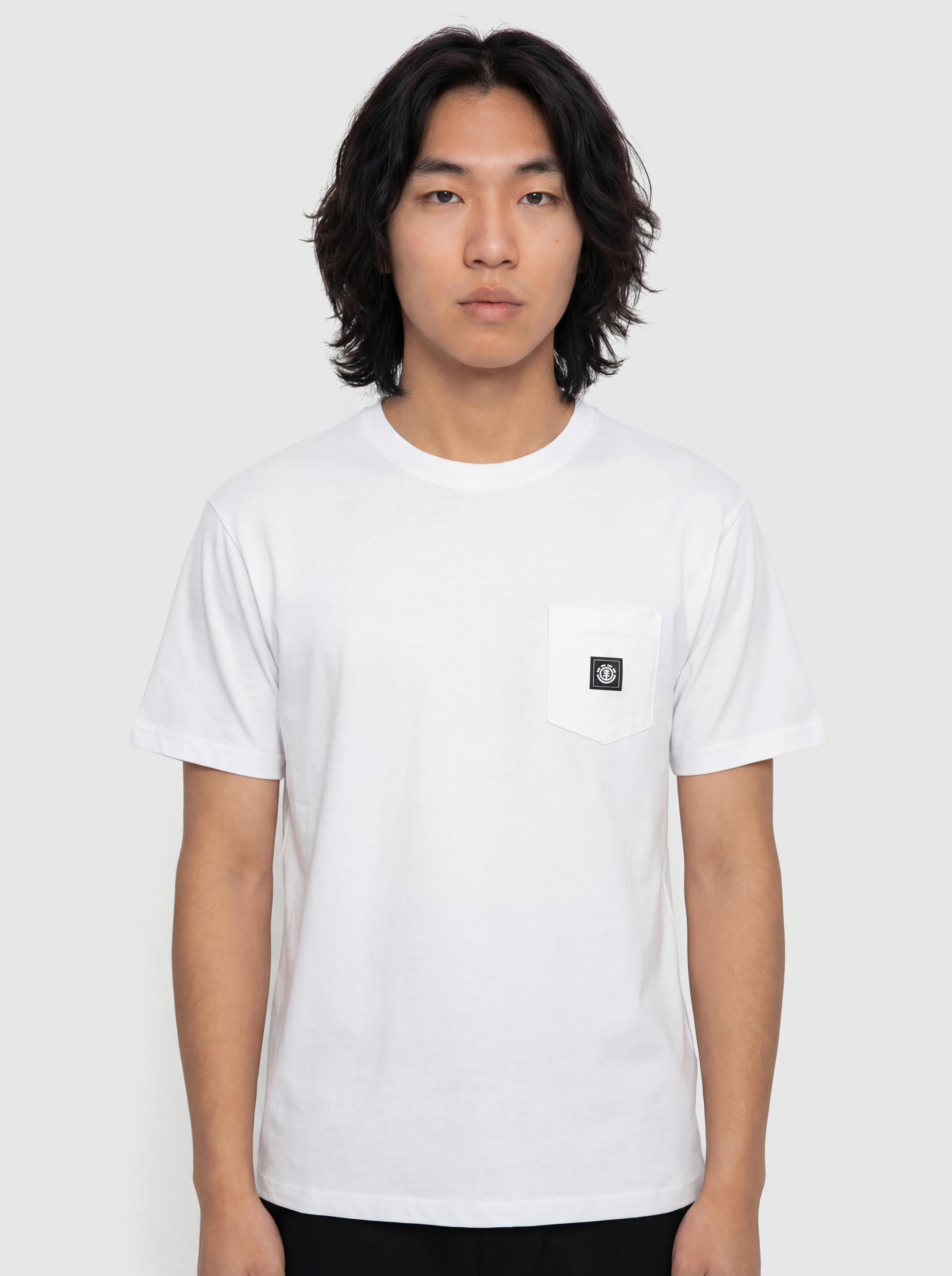 Тениска Element Icon Label Pocket (optic white)