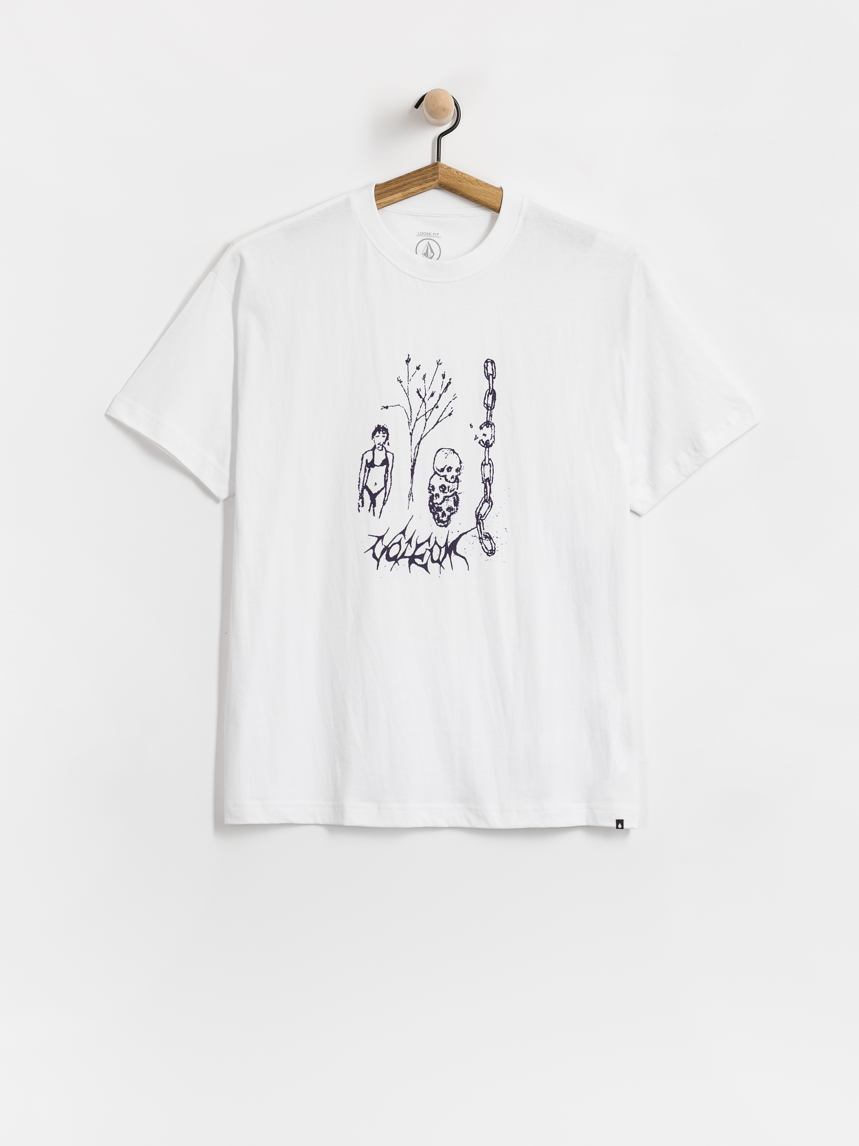 Тениска Volcom Poetic Dess Lse (white)