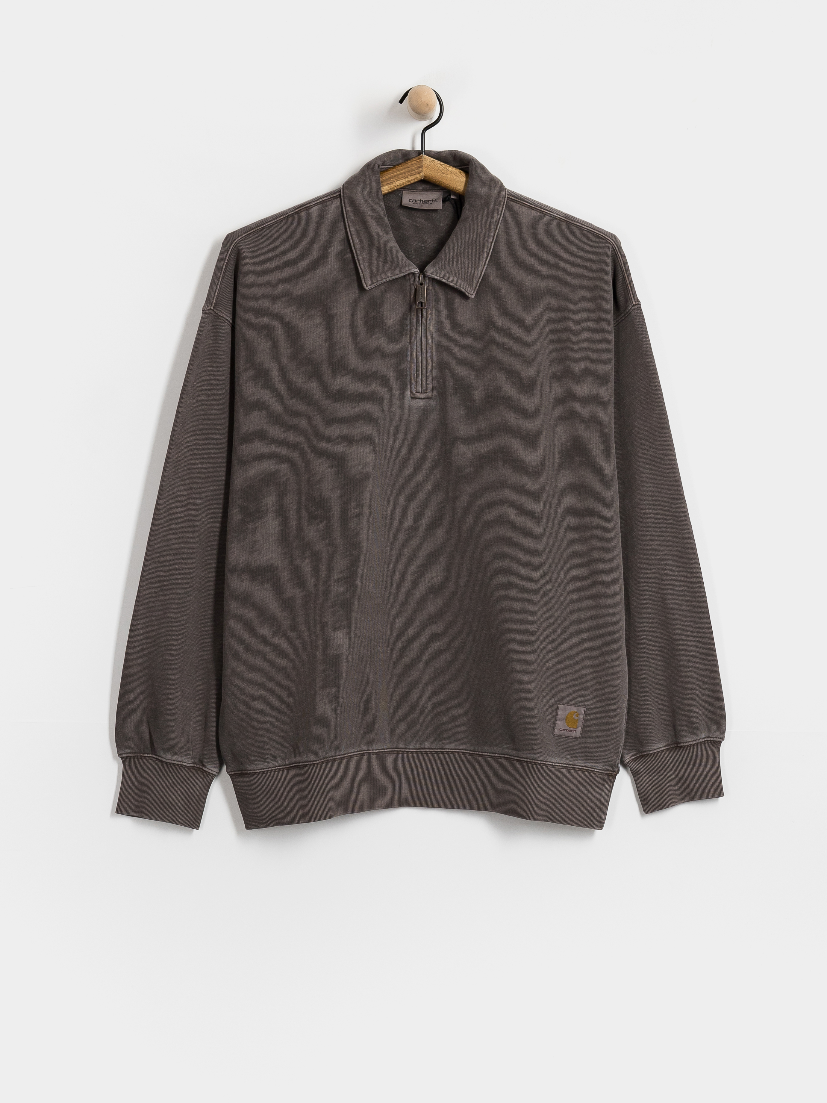 Суитшърт Carhartt WIP Harper Polo (tobacco)