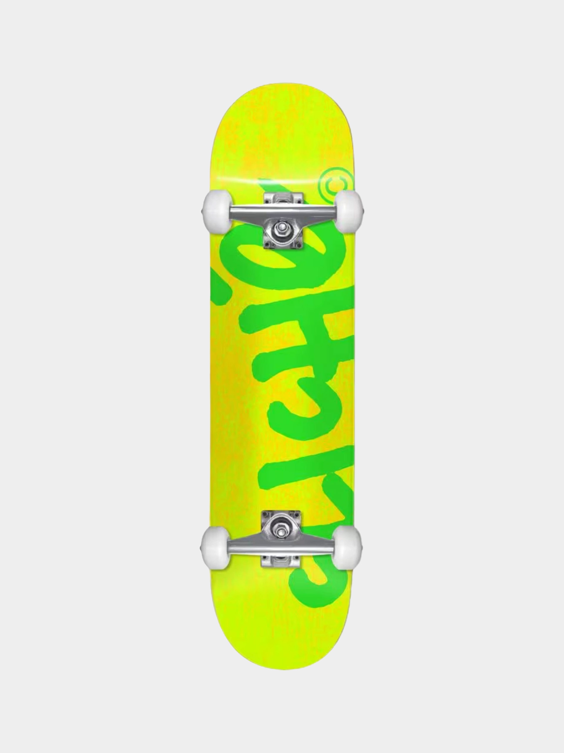 Скейтборд Cliche Handwritten (yellow/green)