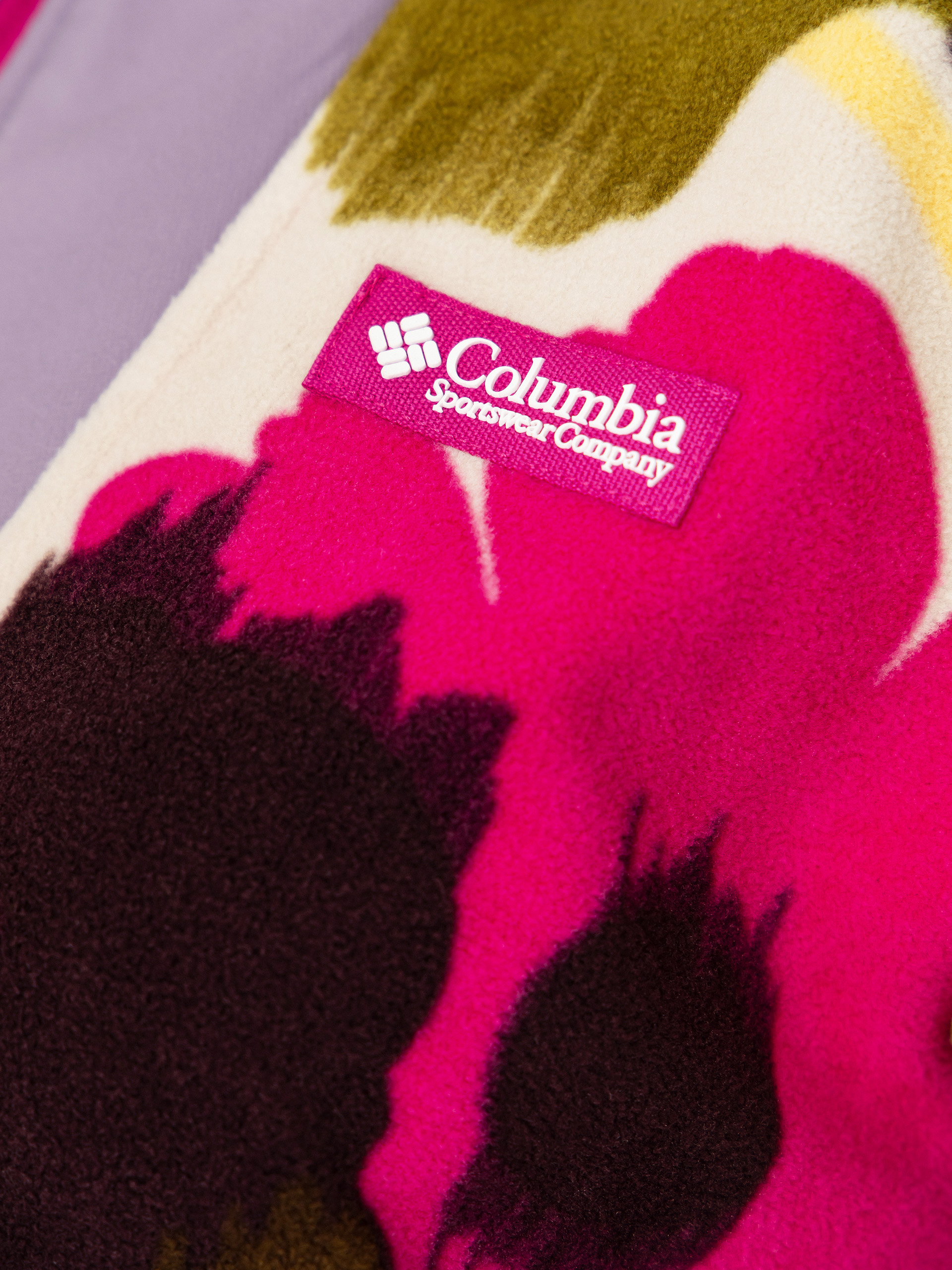 Дамски Поларени суитшърт Columbia Sequoia Grove Printed Half Zip (fuchsia/ikatbloom)