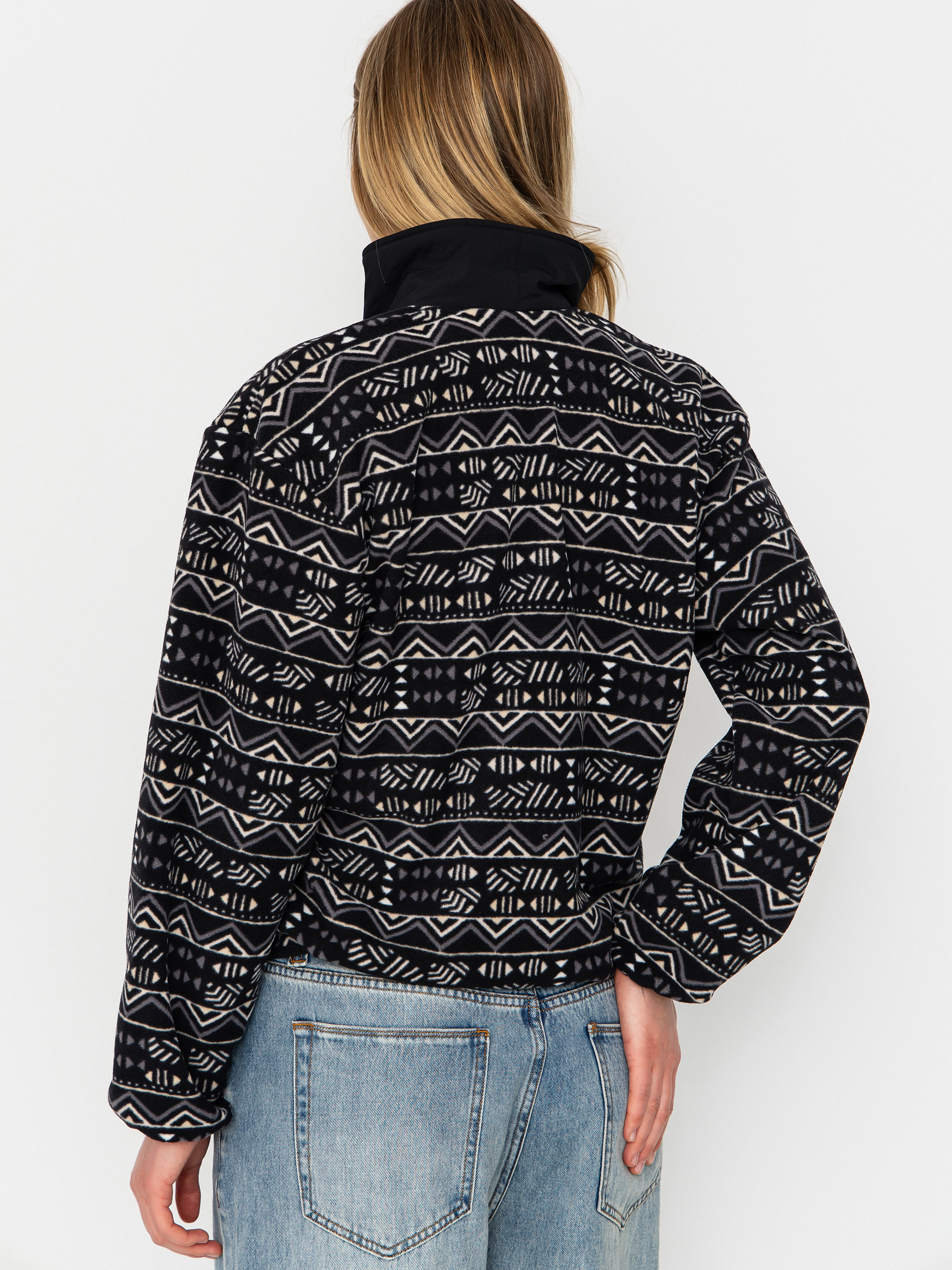 Дамски Поларени суитшърт Columbia Sequoia Grove Printed Half Zip (black/horizons)