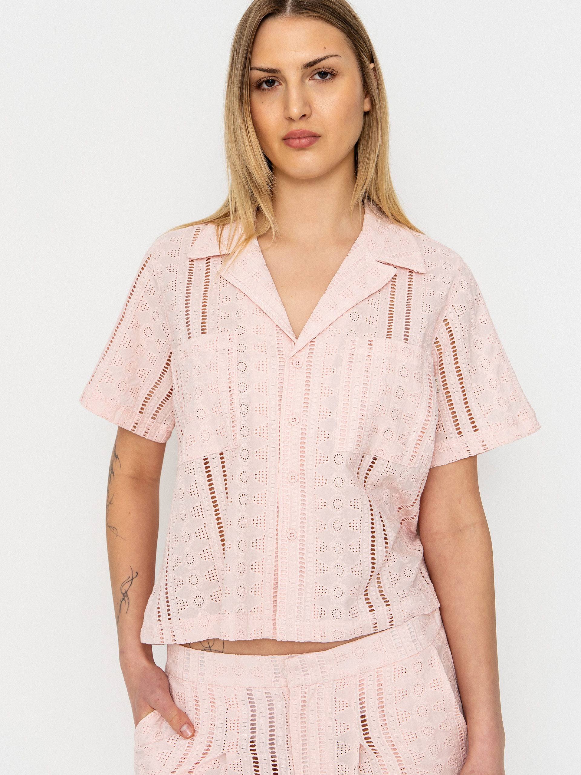Риза Brixton Paradise Lounge Wmn (chalk pink)