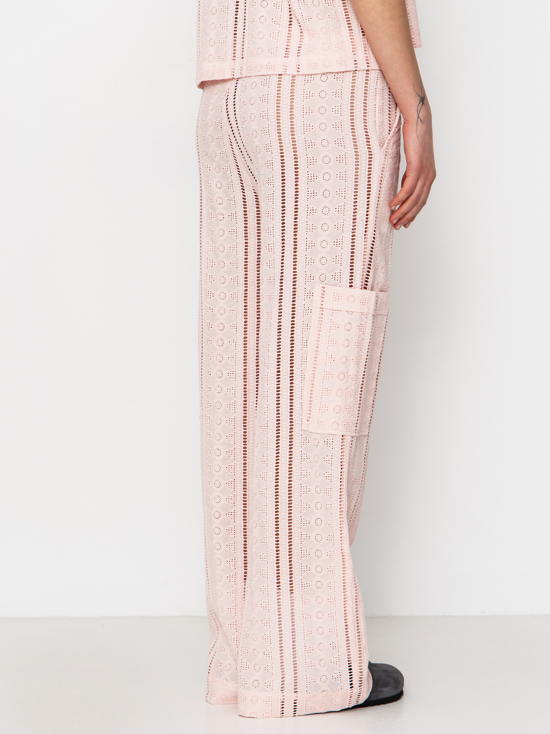 Панталони Brixton The Mercer Wide Leg Trouser Wmn (chalk pink)