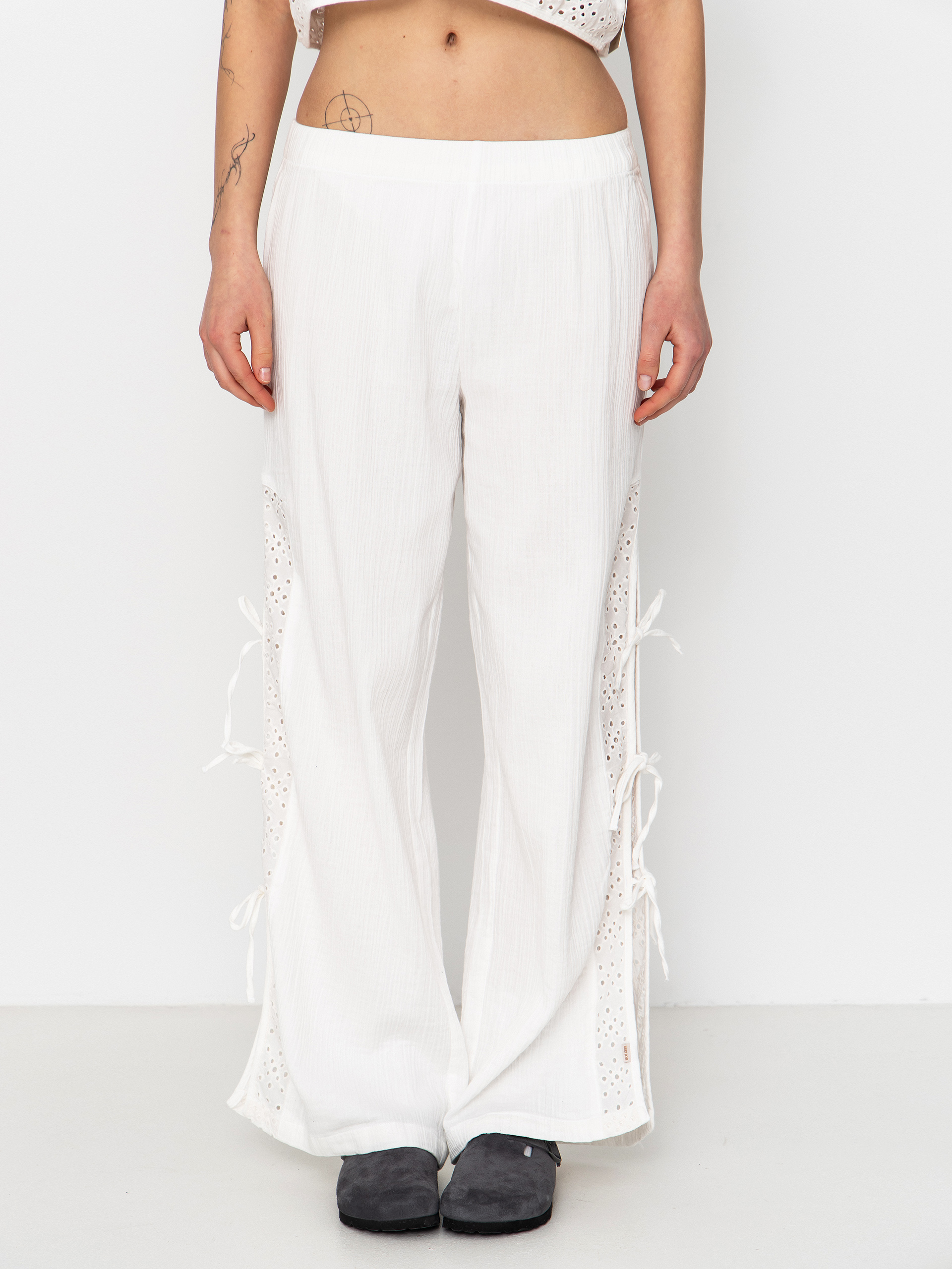 Панталони Brixton Seaside Eyelet Wide Leg Wmn (off white eyelet)
