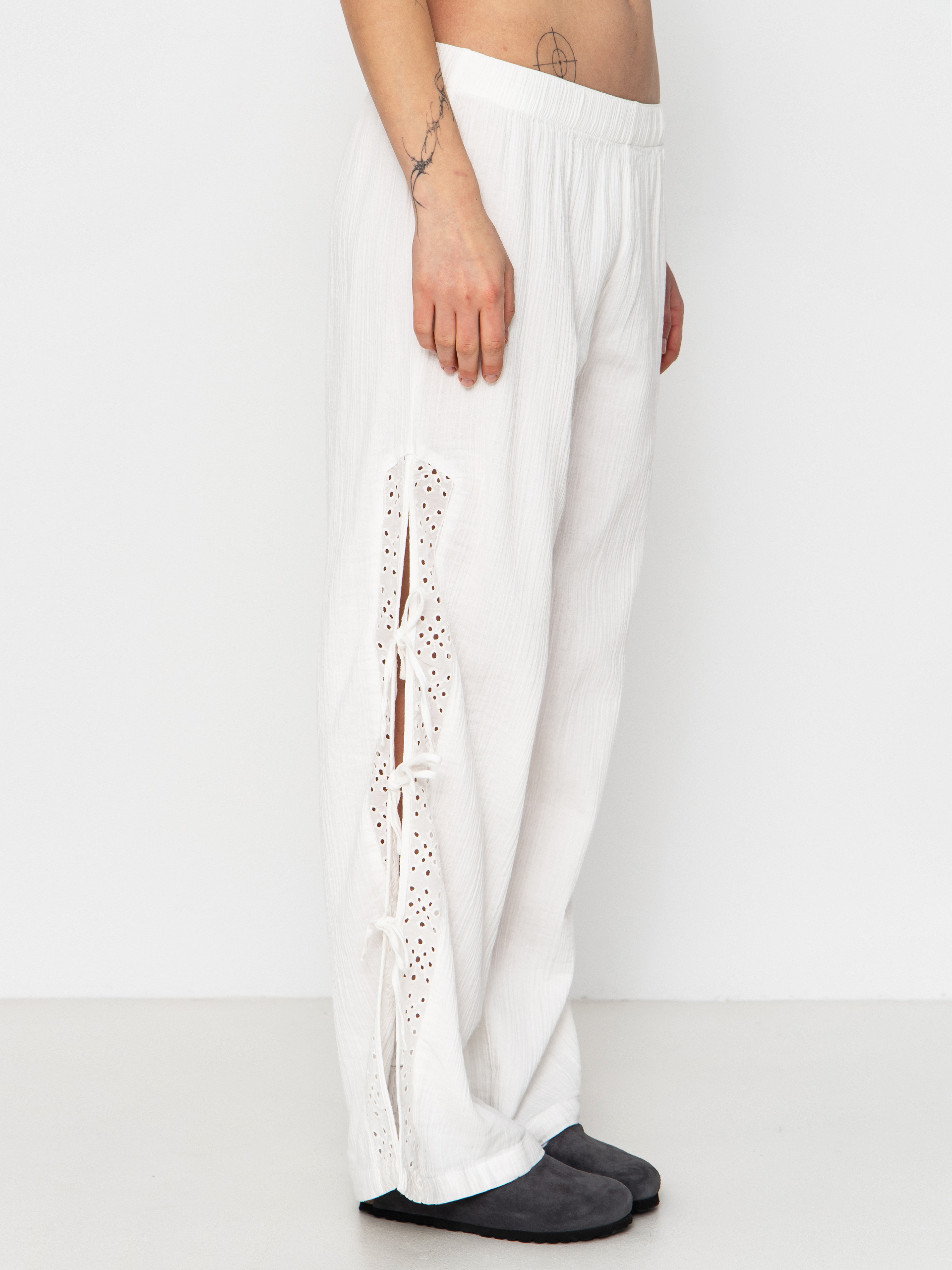 Панталони Brixton Seaside Eyelet Wide Leg Wmn (off white eyelet)