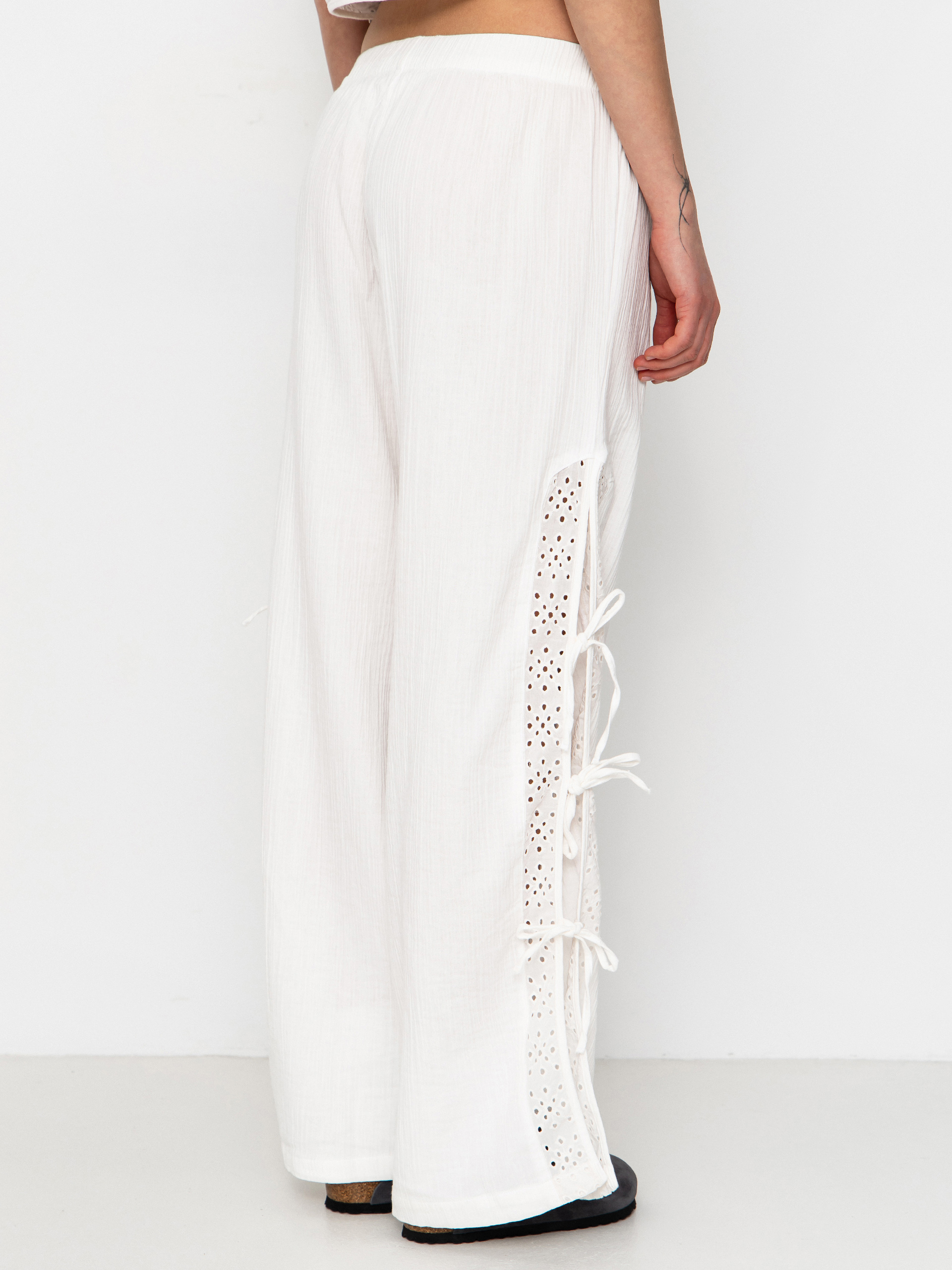 Панталони Brixton Seaside Eyelet Wide Leg Wmn (off white eyelet)