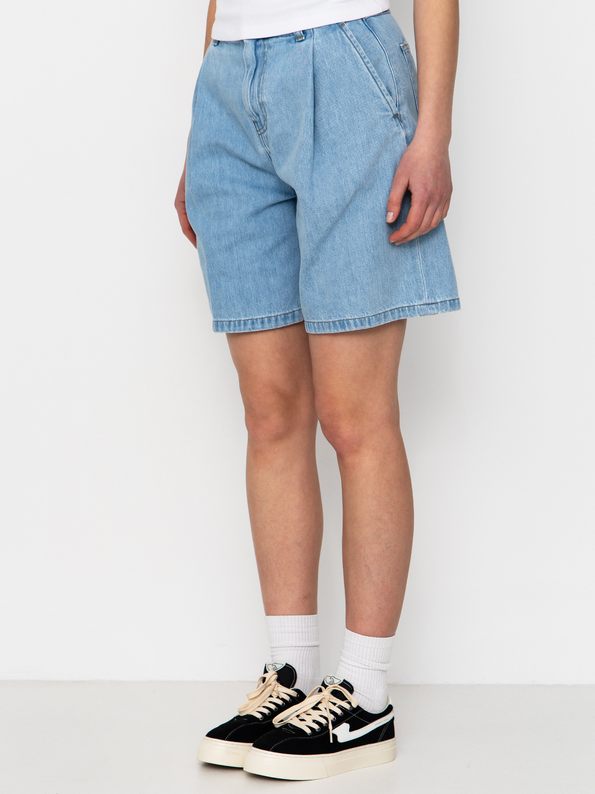 Къси панталони Carhartt WIP Alta Wmn (blue stone bleached)