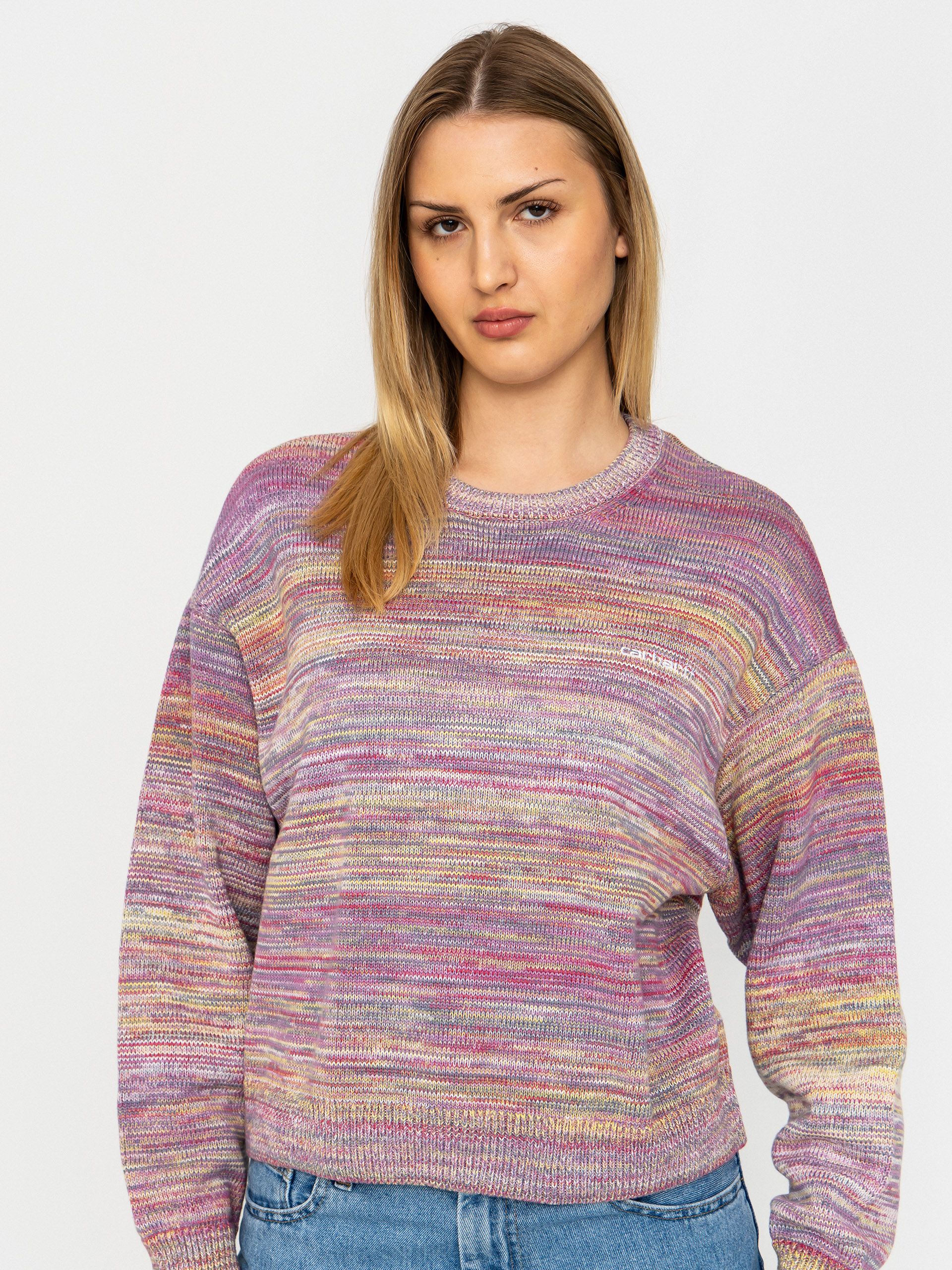 Пуловер Carhartt WIP Keenaner Wmn (gradient/gentle purple)