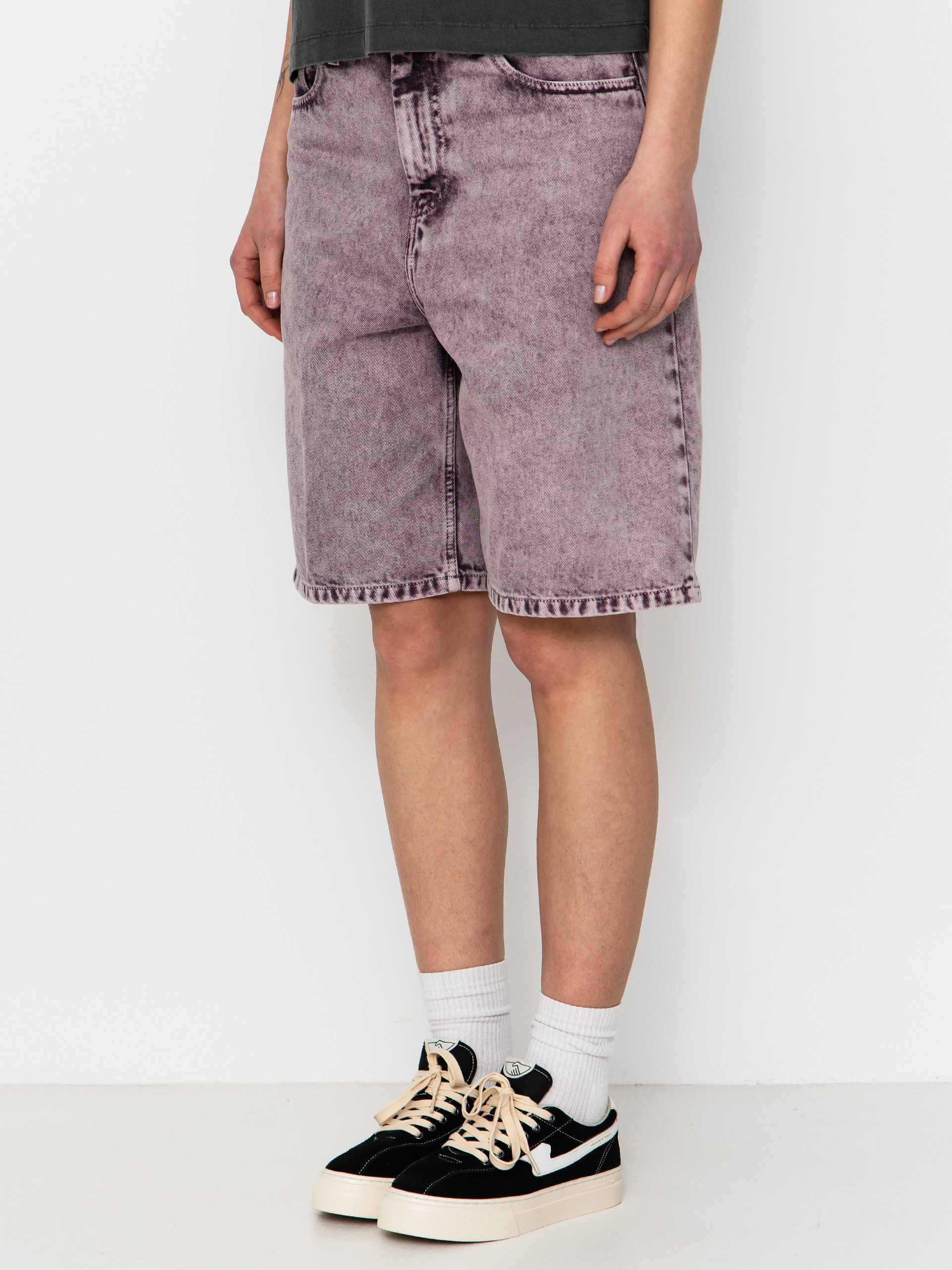 Къси панталони Carhartt WIP Brandon Wmn (cozy purple chalk wash)