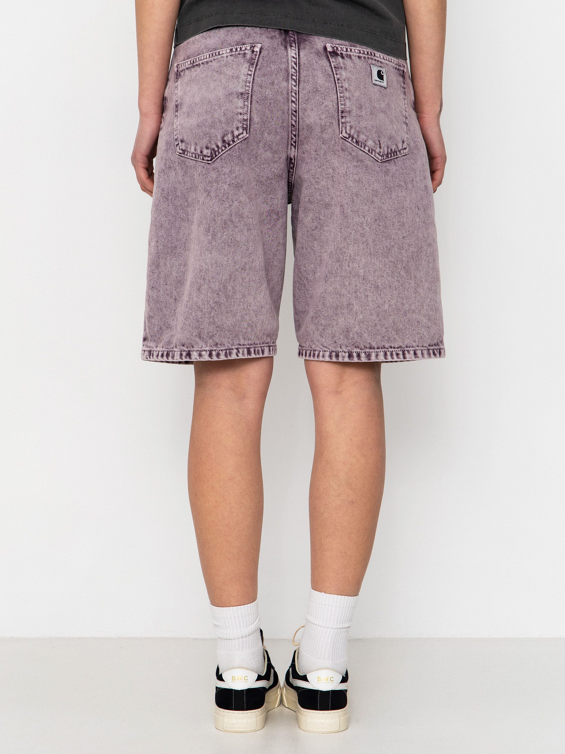 Къси панталони Carhartt WIP Brandon Wmn (cozy purple chalk wash)