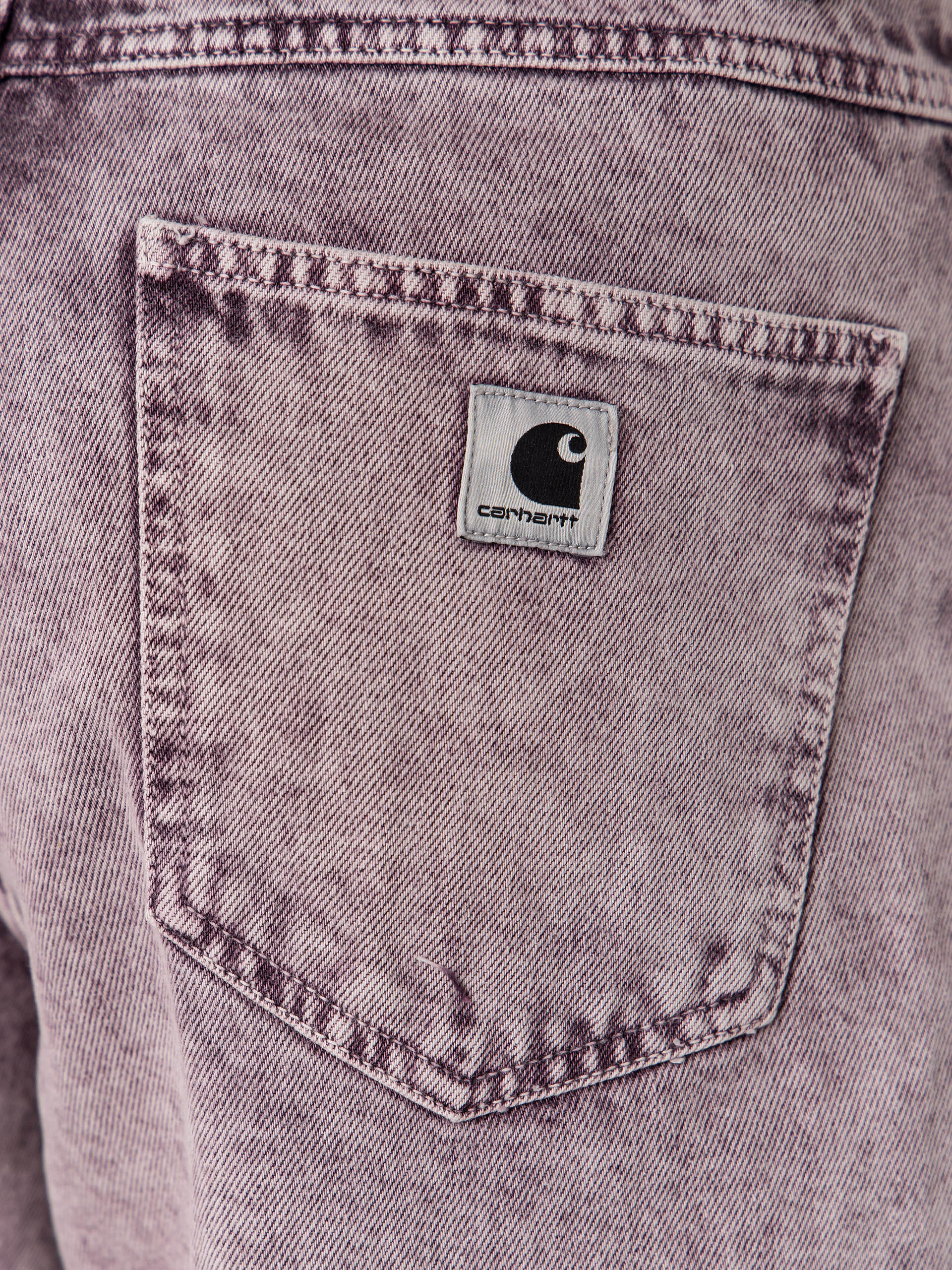 Къси панталони Carhartt WIP Brandon Wmn (cozy purple chalk wash)