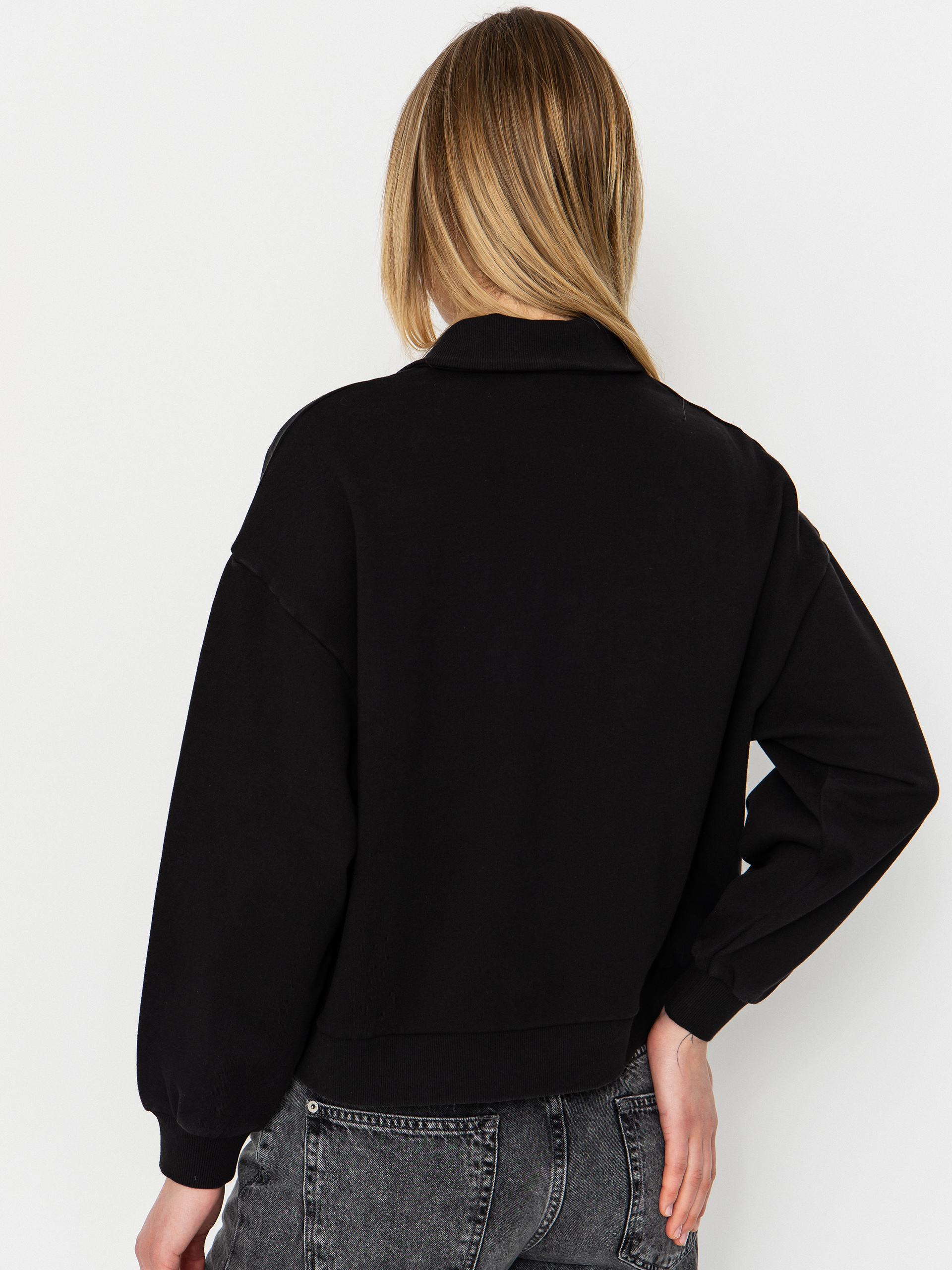 Суитшърт Carhartt WIP Brenta Polo Wmn (black/white)
