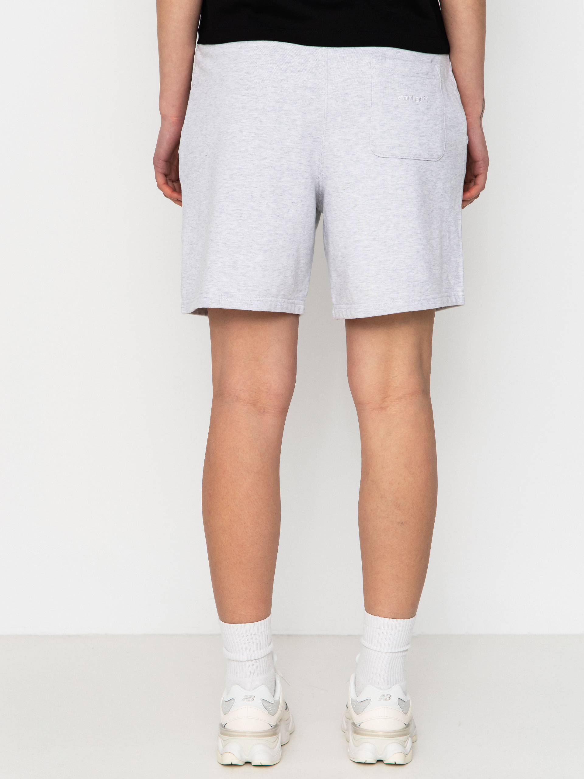 Къси панталони Carhartt WIP Brenta Wmn (ash heather/white)