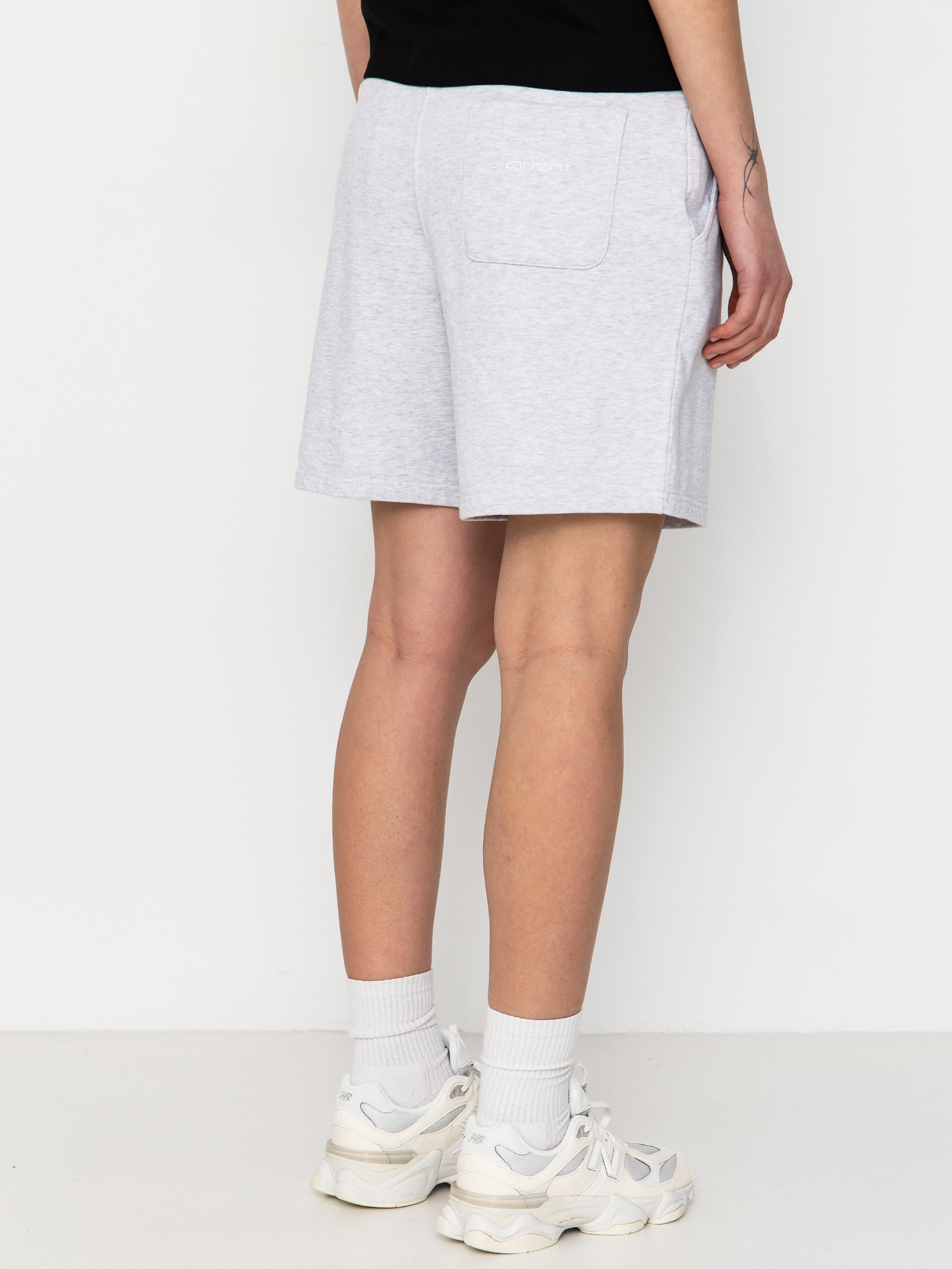 Къси панталони Carhartt WIP Brenta Wmn (ash heather/white)