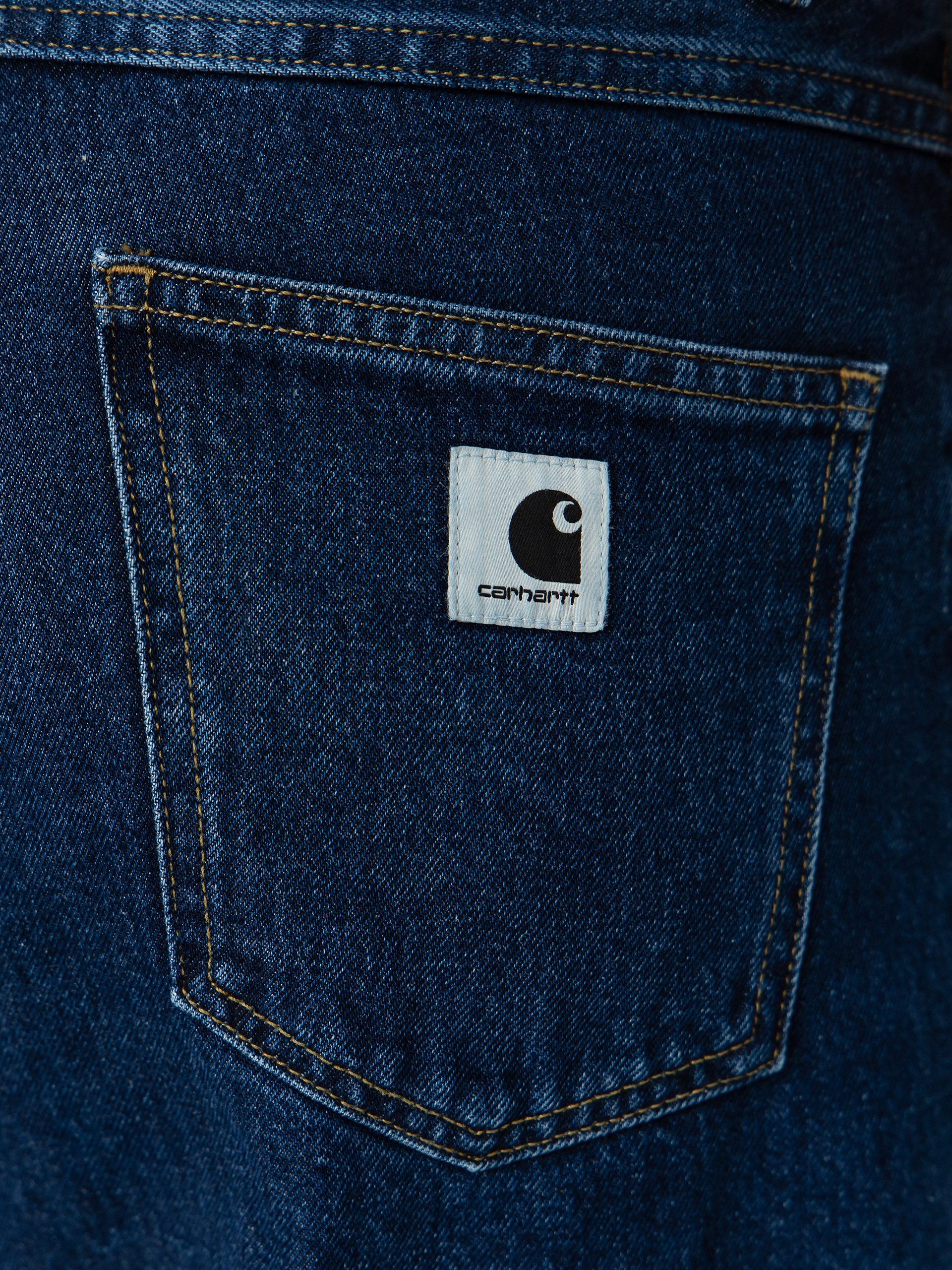 Къси панталони Carhartt WIP Brandon Wmn (blue stone washed)