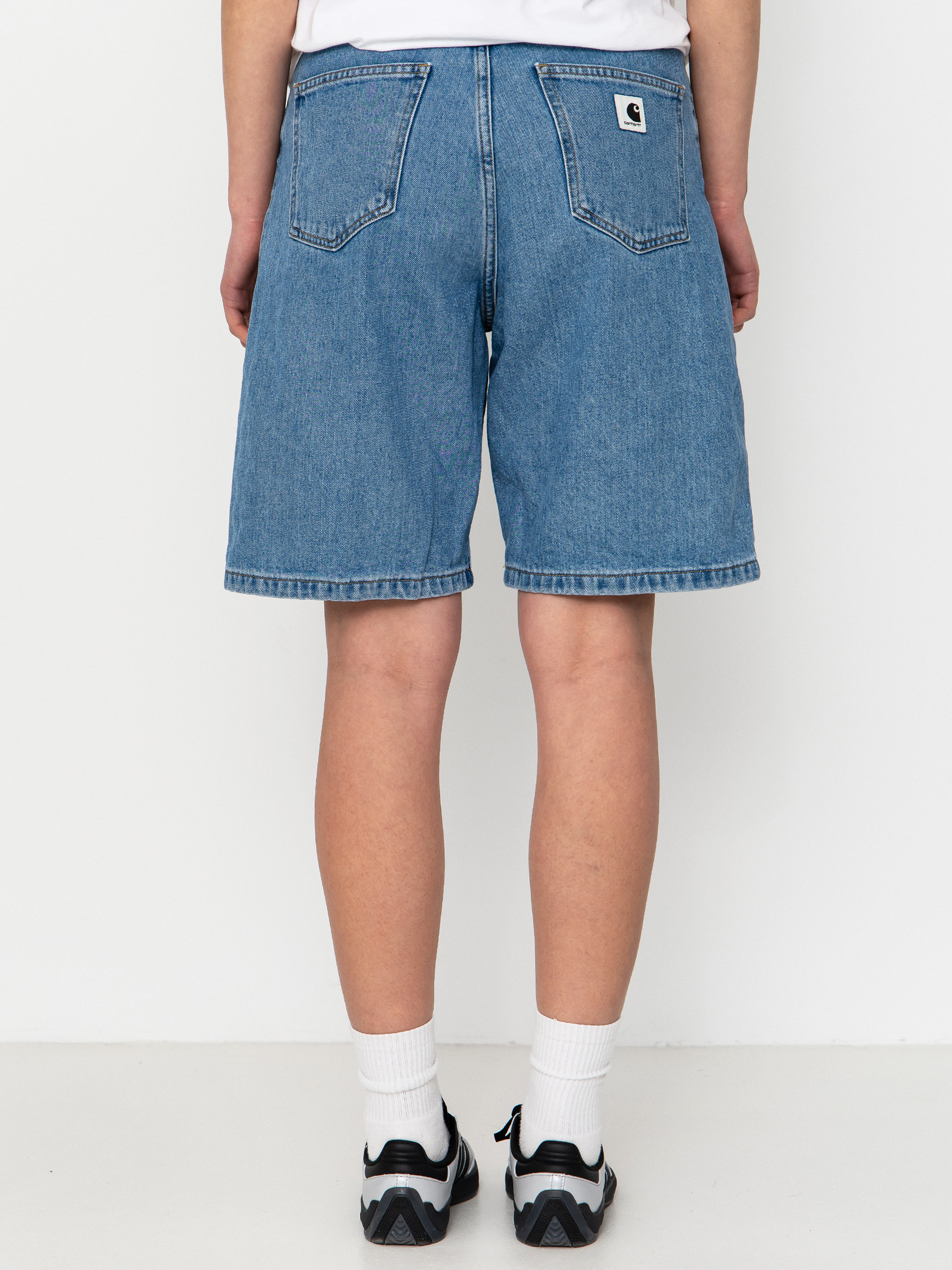 Къси панталони Carhartt WIP Brandon Wmn (blue stone bleached)