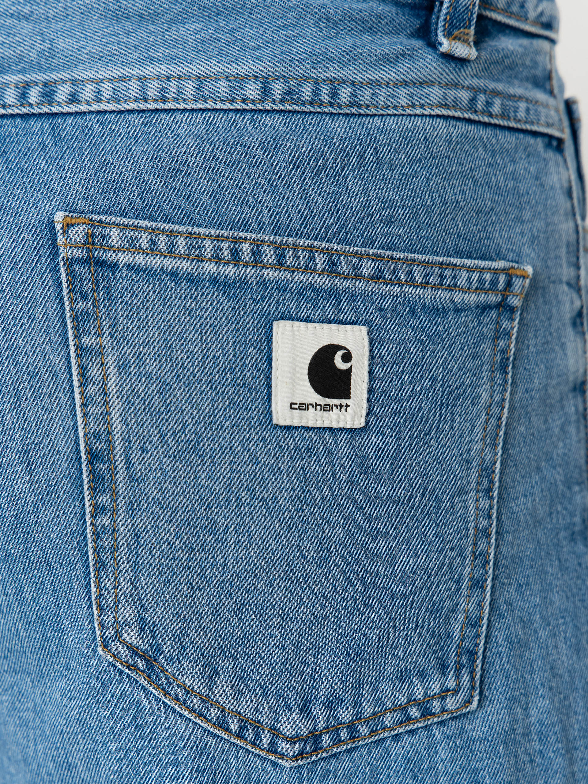 Къси панталони Carhartt WIP Brandon Wmn (blue stone bleached)