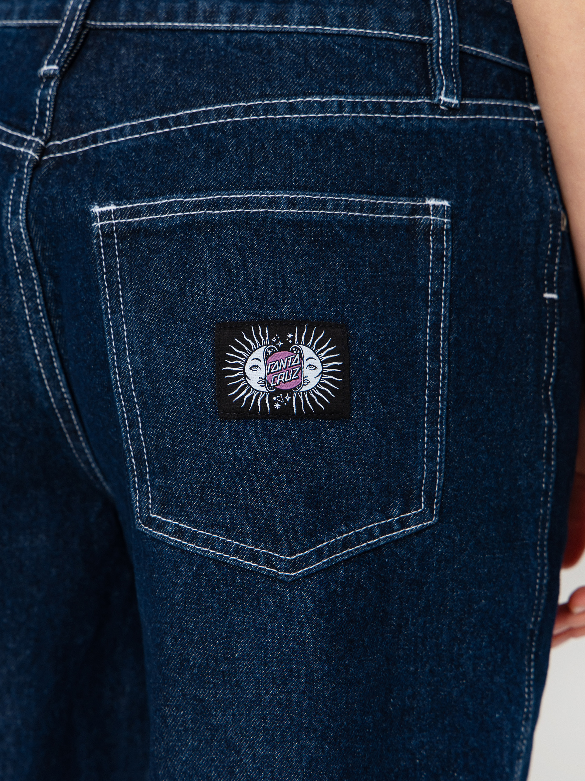 Къси панталони Santa Cruz Split Sun Wmn (dark denim)