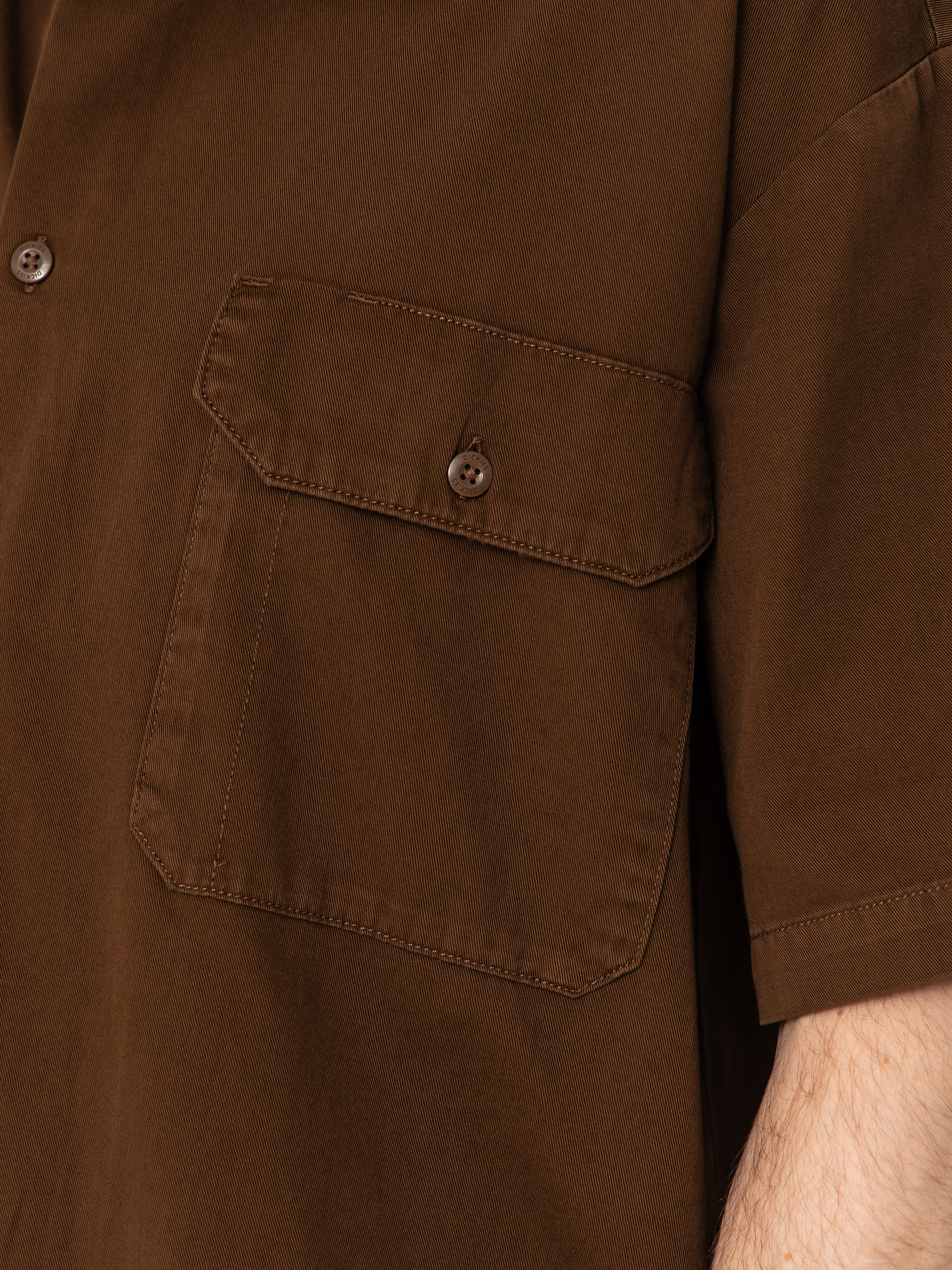 Риза Dickies 247 Garment Dyed Work (timber brown)
