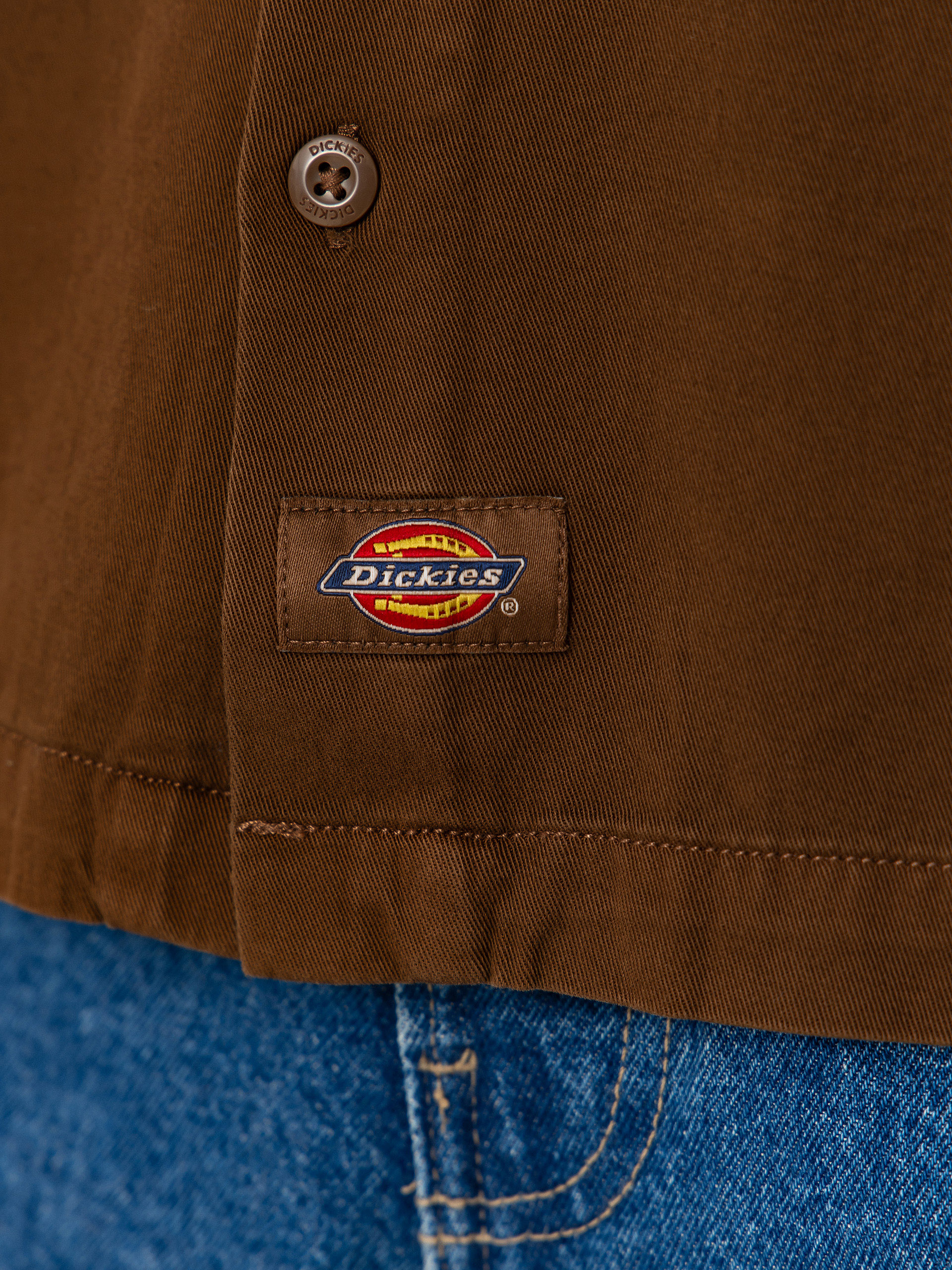 Риза Dickies 247 Garment Dyed Work (timber brown)