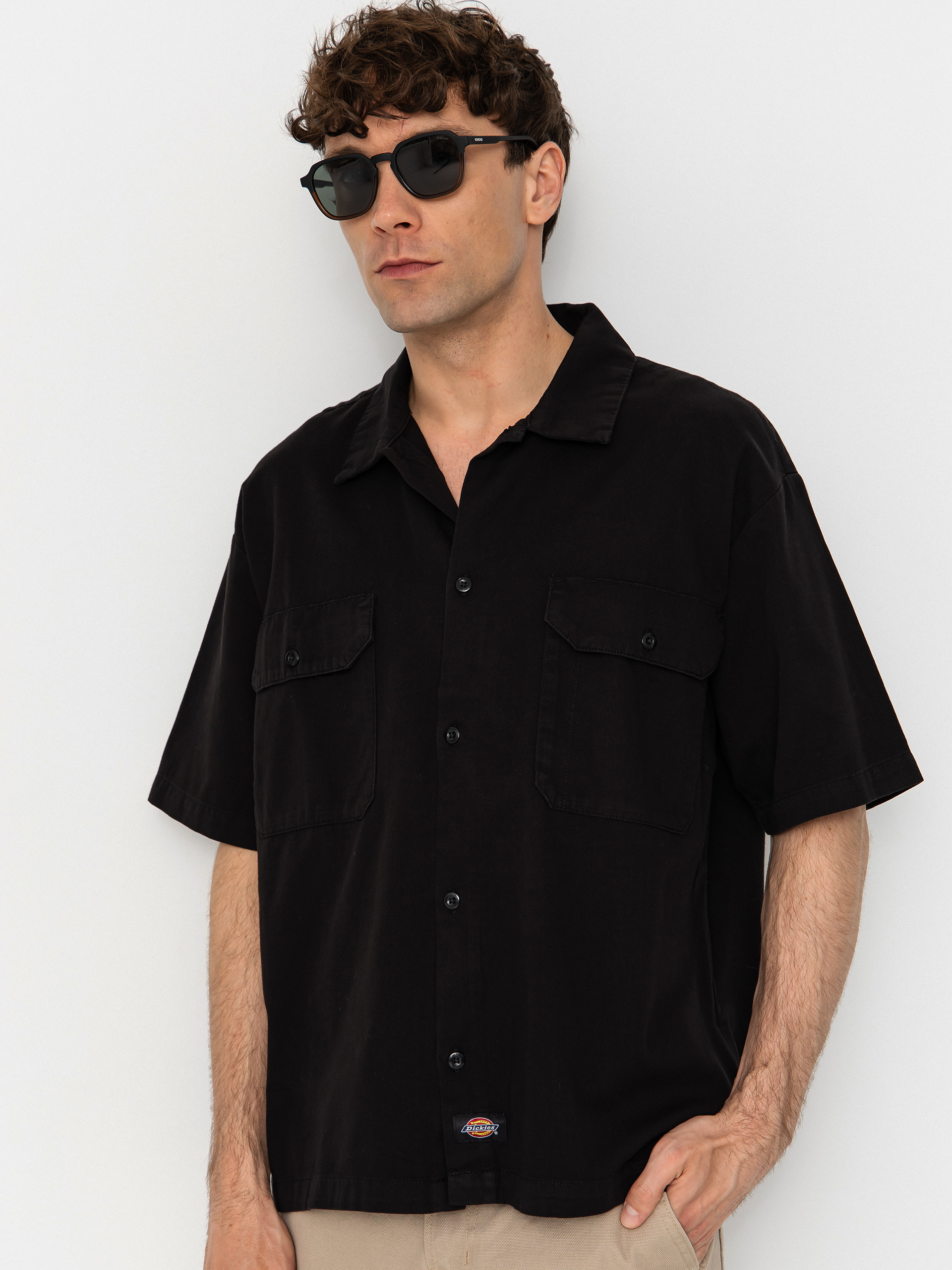 Риза Dickies 247 Garment Dyed Work (black)