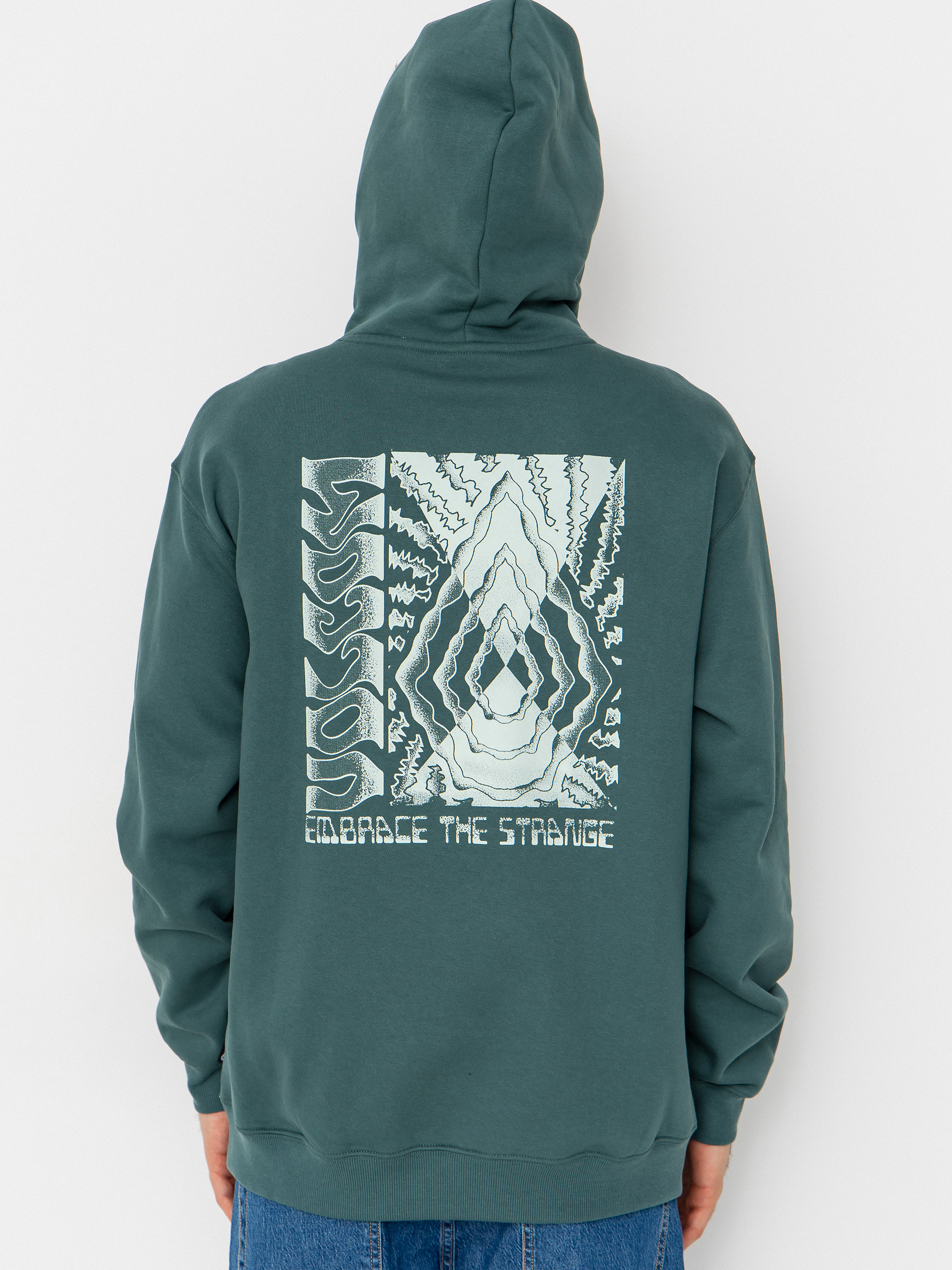 Суитшърт с качулка Volcom Watanite HD (rifle green)