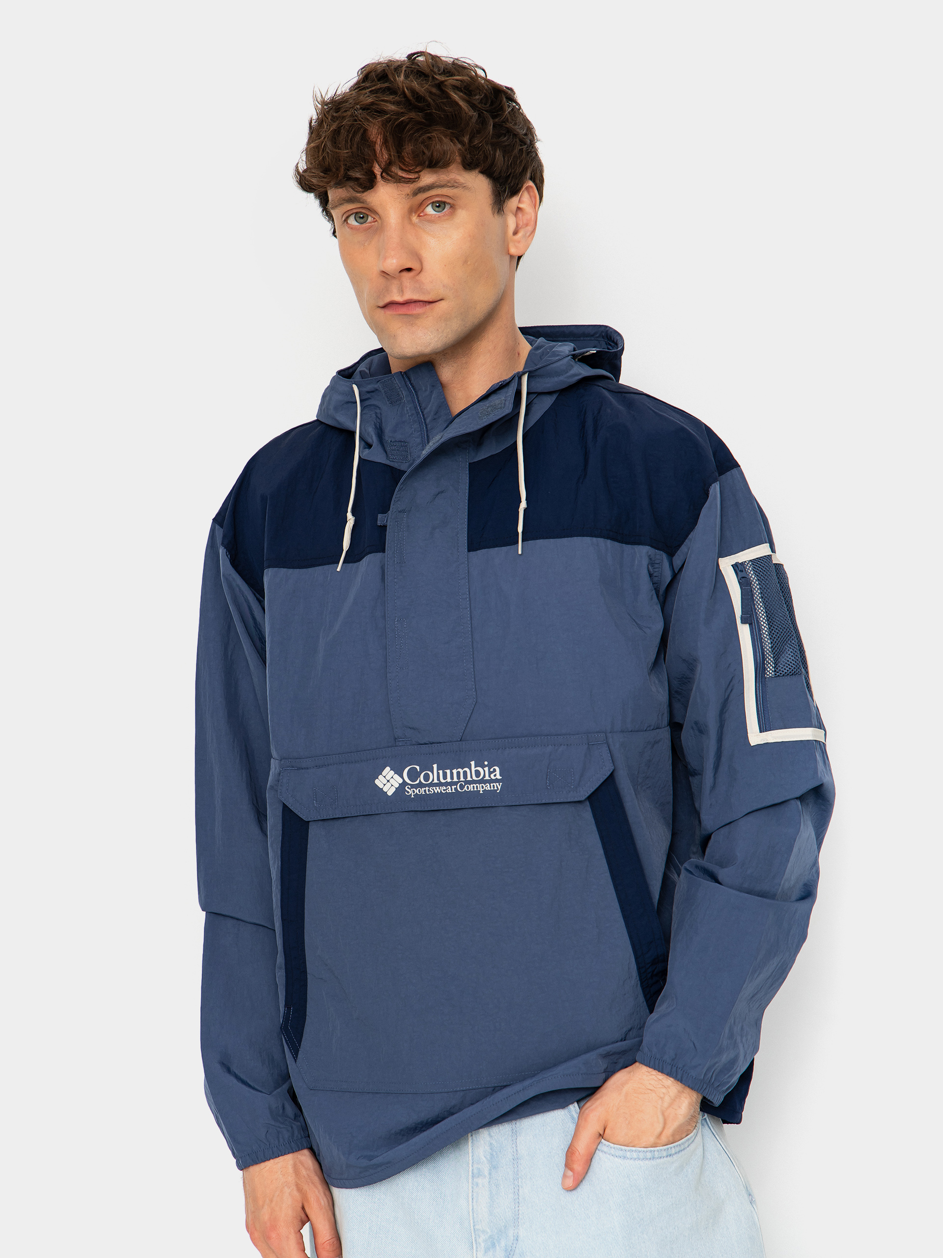 Яке Columbia Challenger Windbreaker Anorak (dark mountain/collegiate navy)