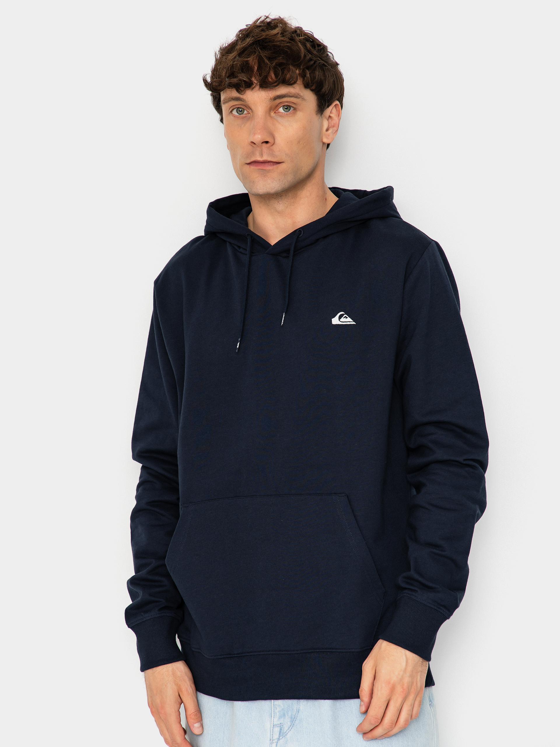 Суитшърт с качулка Quiksilver Basic HD (dark navy)