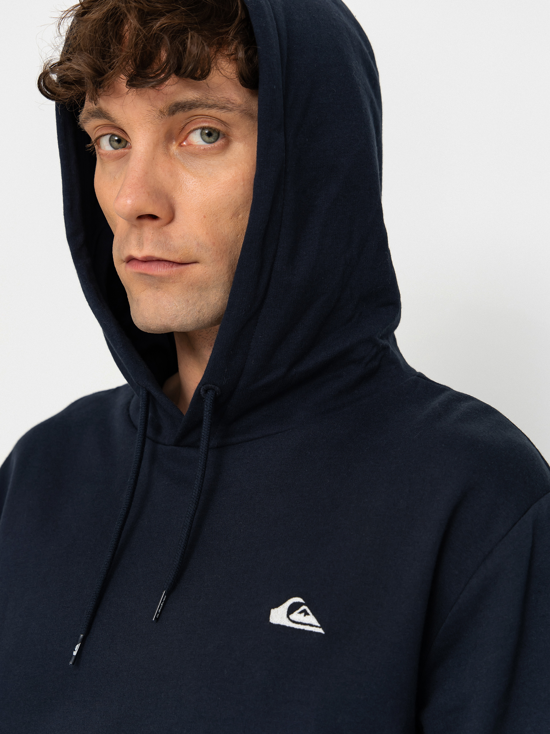 Суитшърт с качулка Quiksilver Basic HD (dark navy)