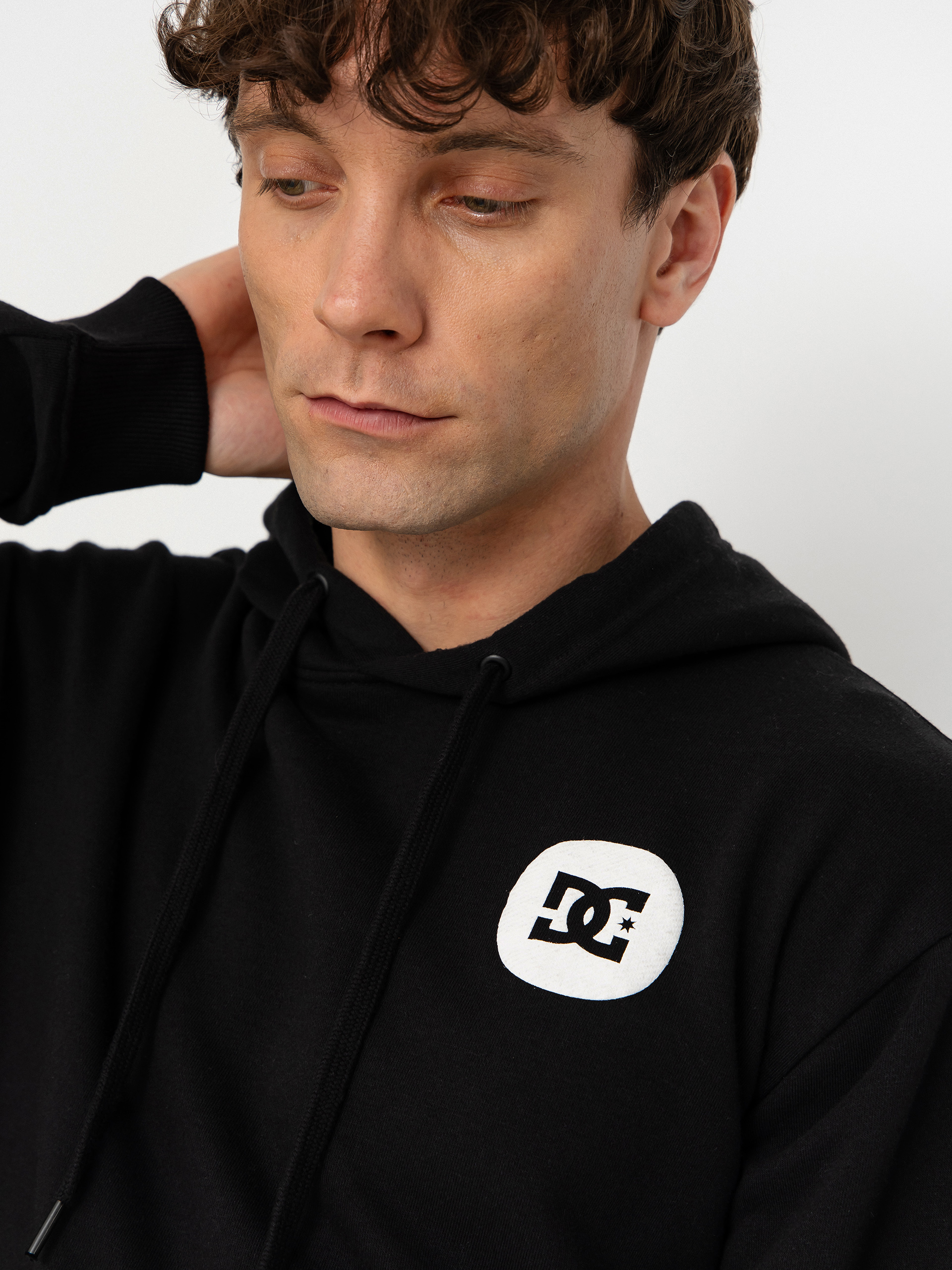 Суитшърт с качулка DC Shape Or Destroy HD (black)
