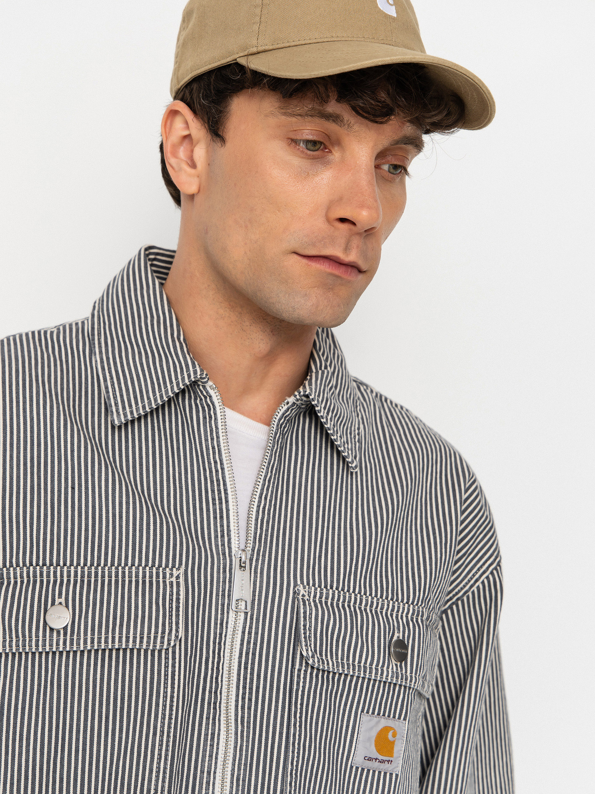 Яке Carhartt WIP Mercer (mercer stripe/graphite/wax)