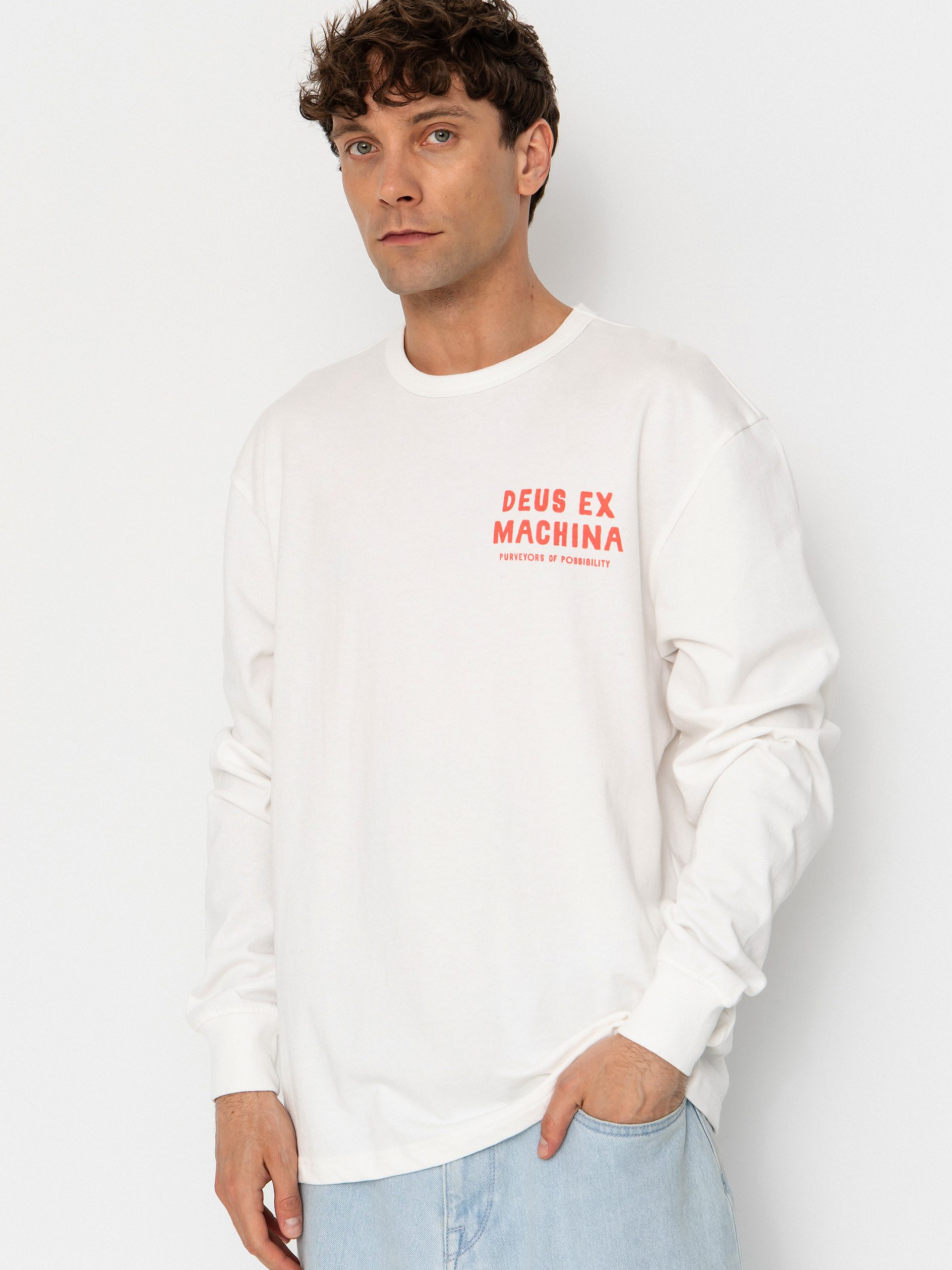 Блуза Deus Ex Machina Kumbaya (vintage white)