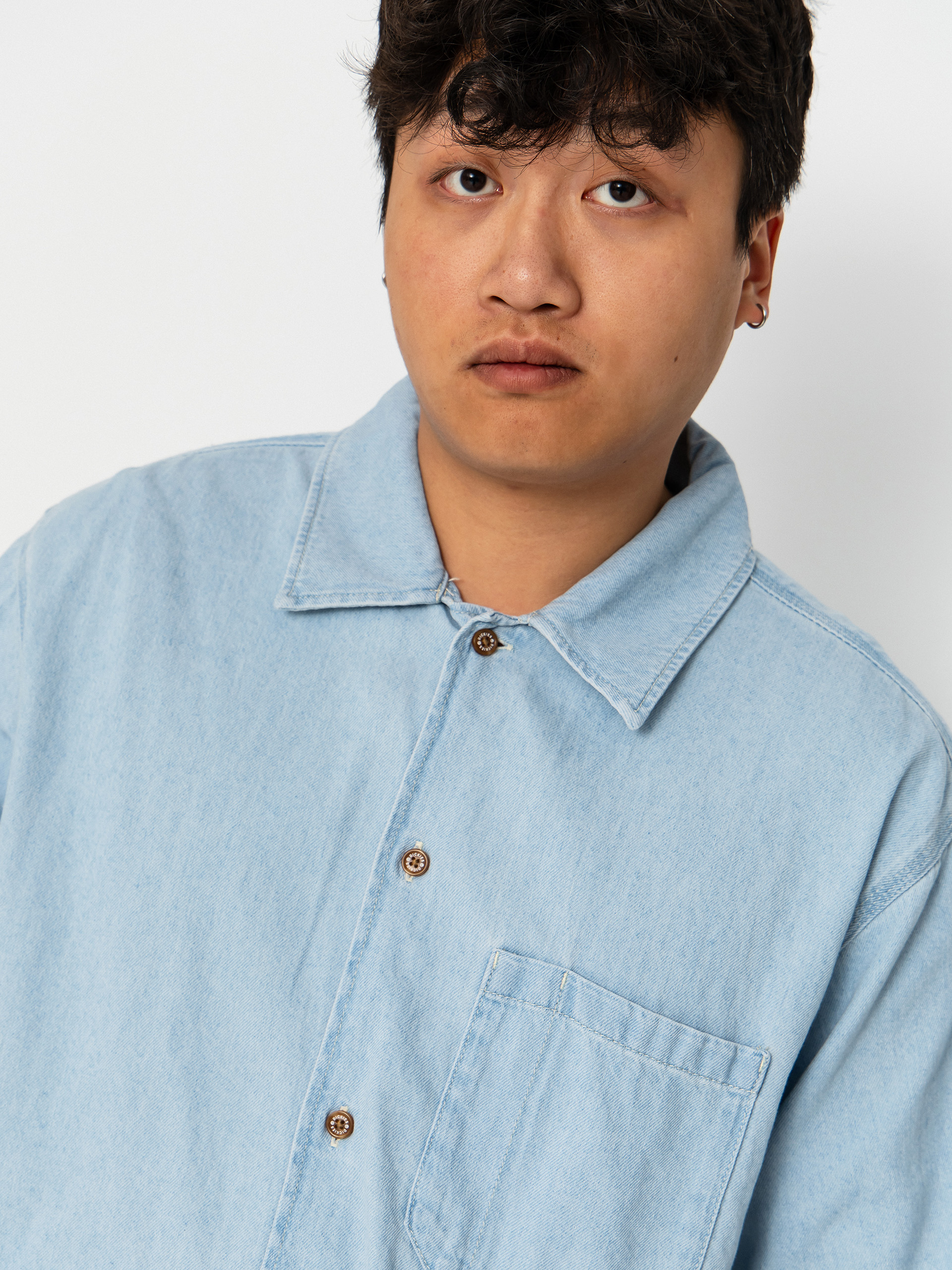 Риза Dickies Denim (fog blue)