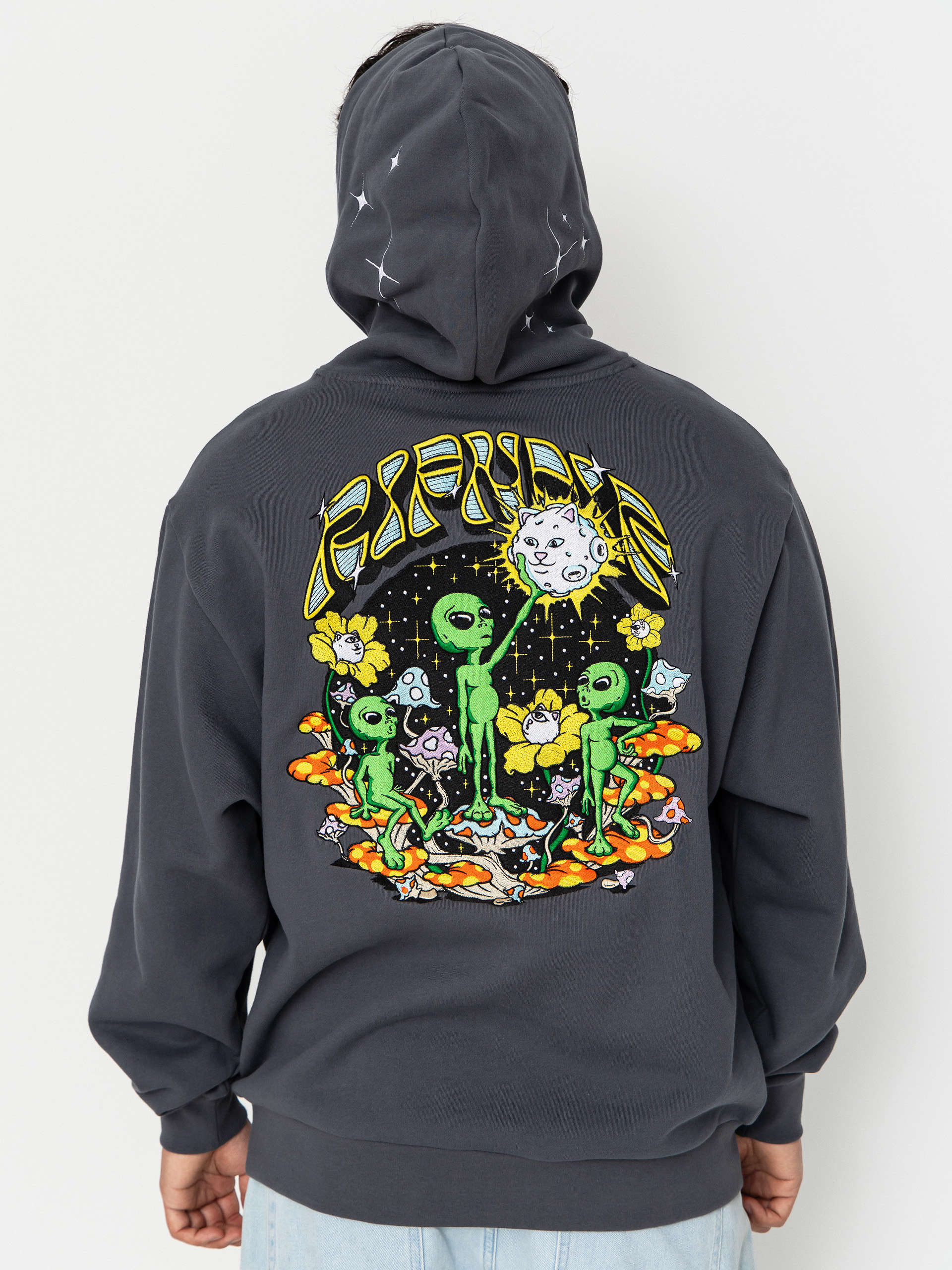 Суитшърт с качулка RipNDip Find Ur Way Home Double Hood HD