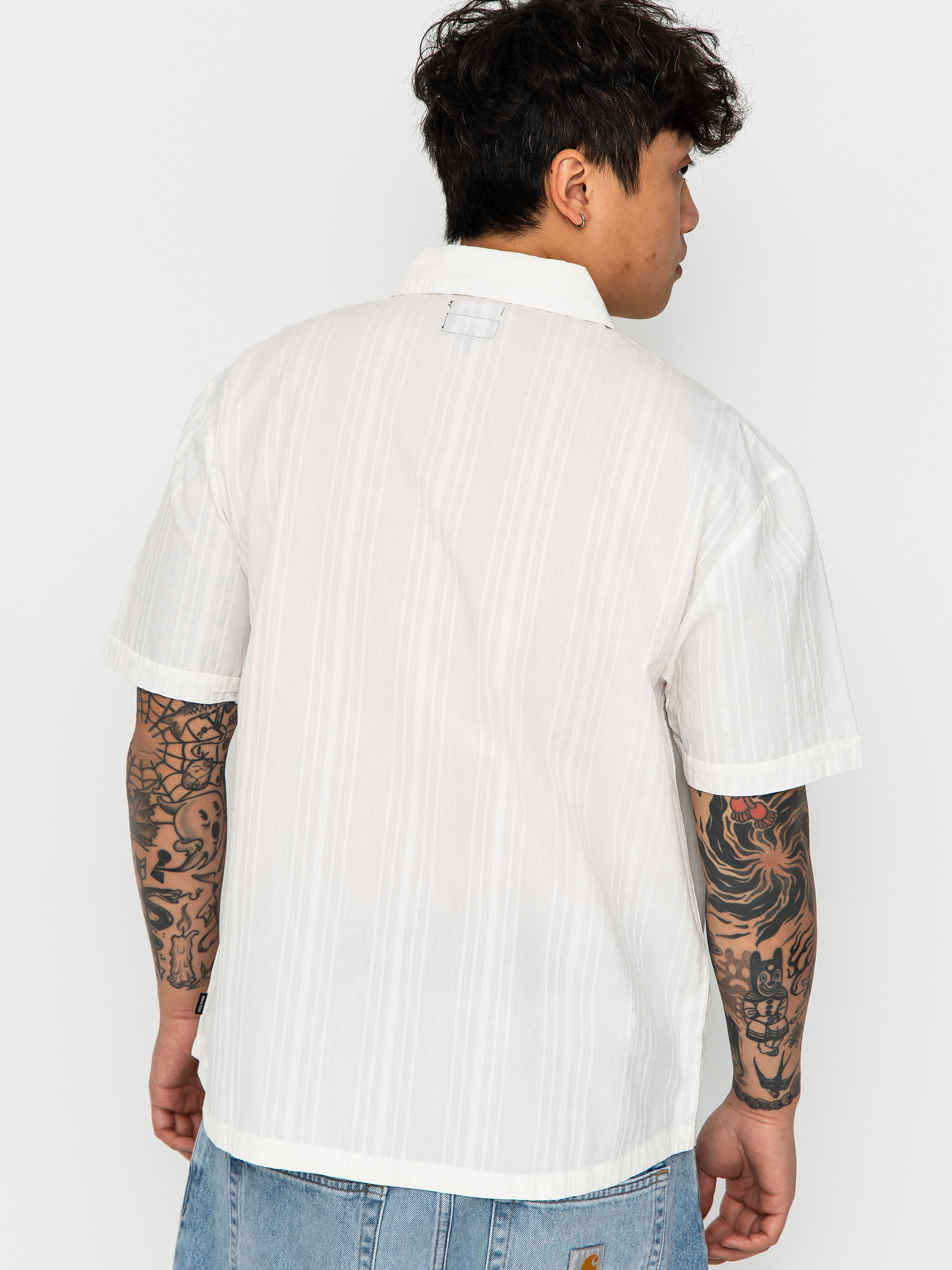 Риза Brixton The Vintage (off white jacquard stripe)