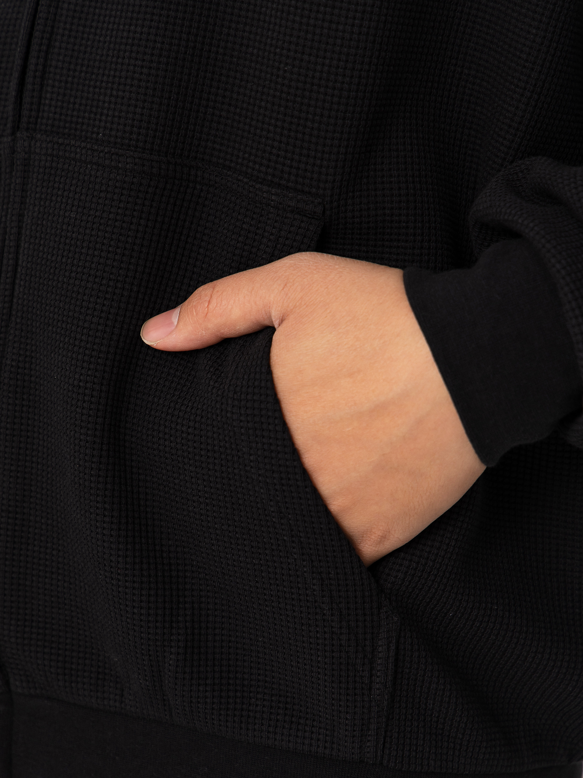 Суитшърт с качулка Karl Kani Signature Oversized ZHD (black)