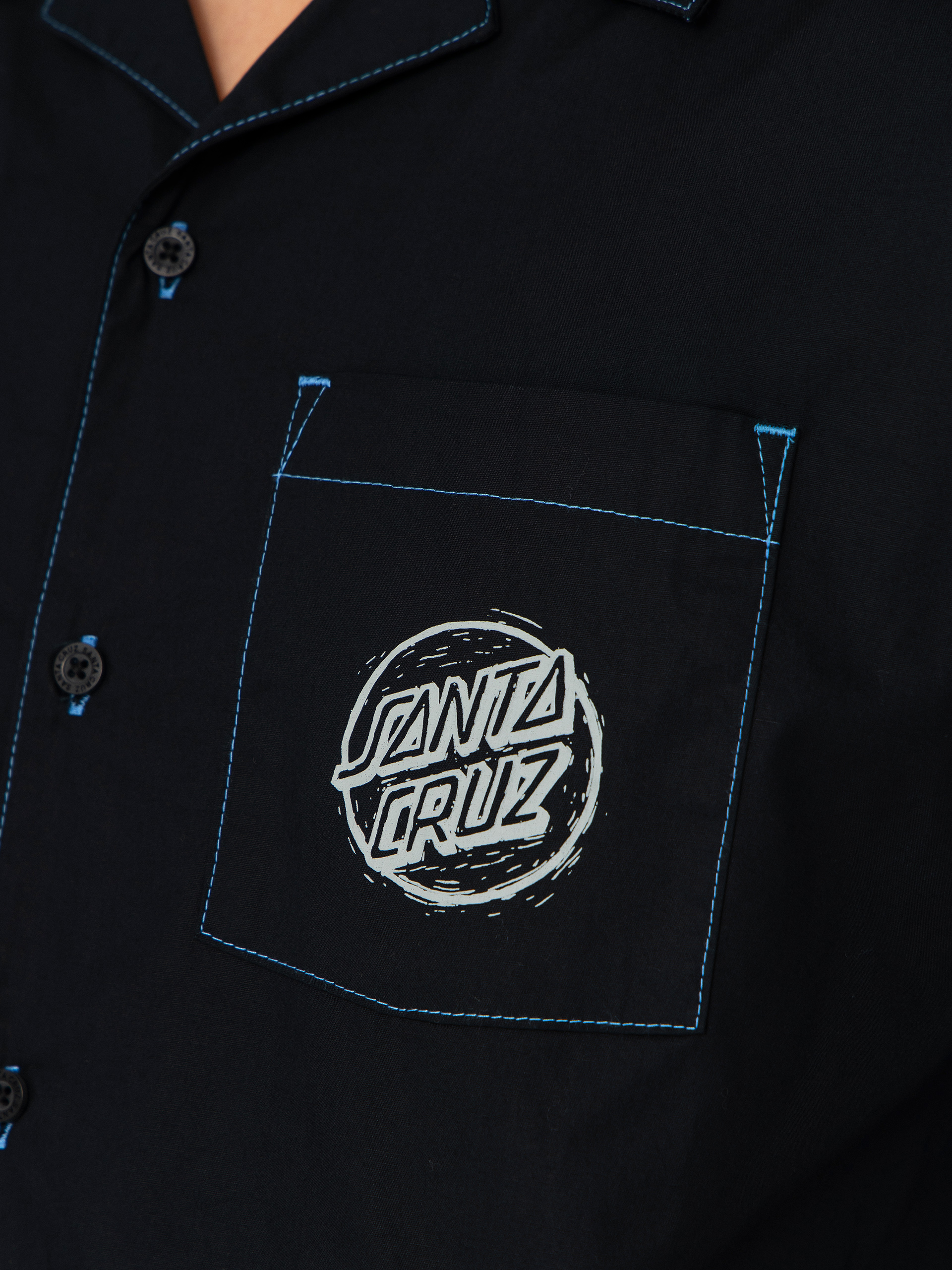 Риза Santa Cruz Stamped (black)