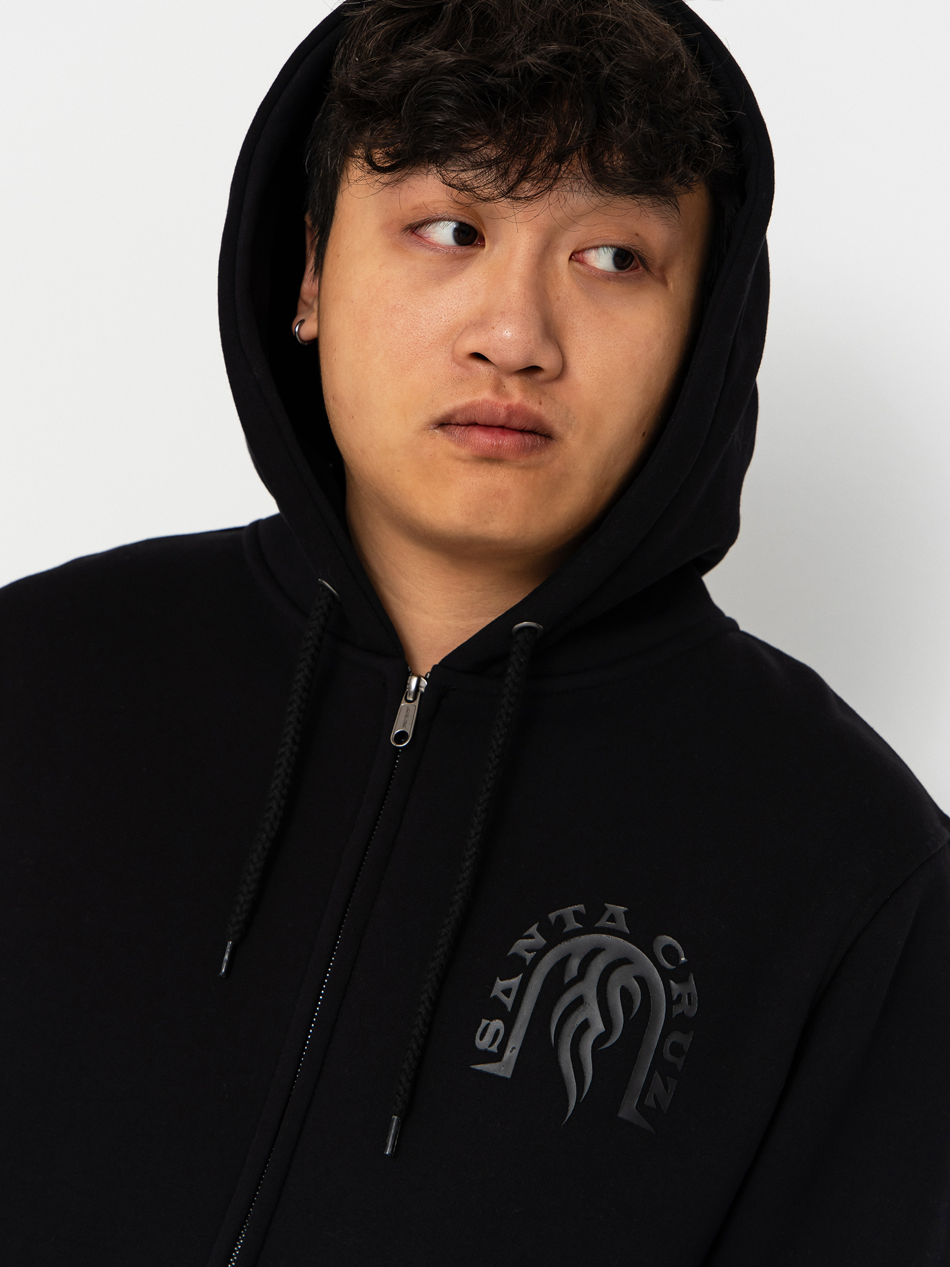 Суитшърт с качулка Santa Cruz Dressen Tribal Arch ZHD (black)