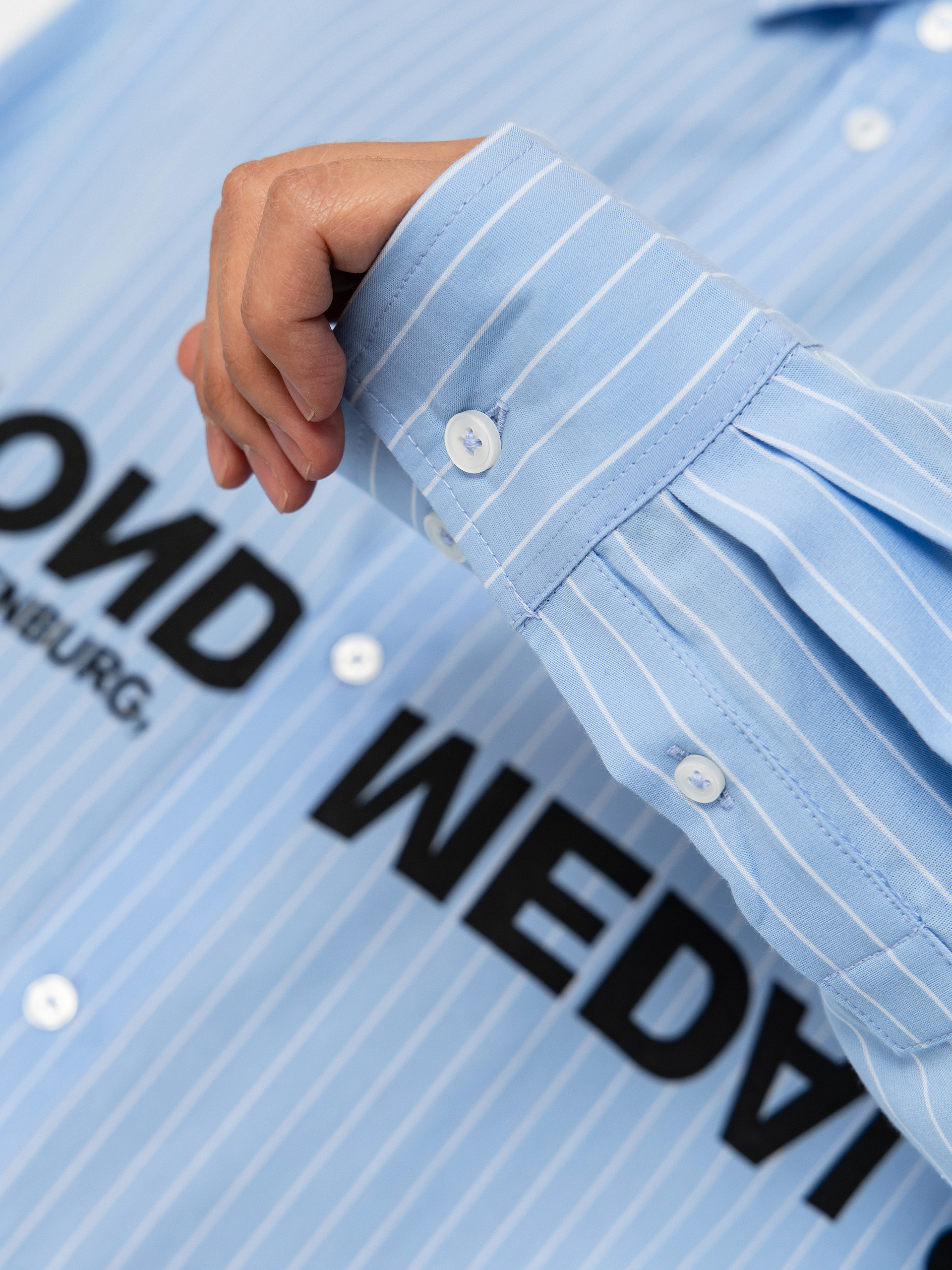 Риза Beyond Medals Button Up (l.blue)