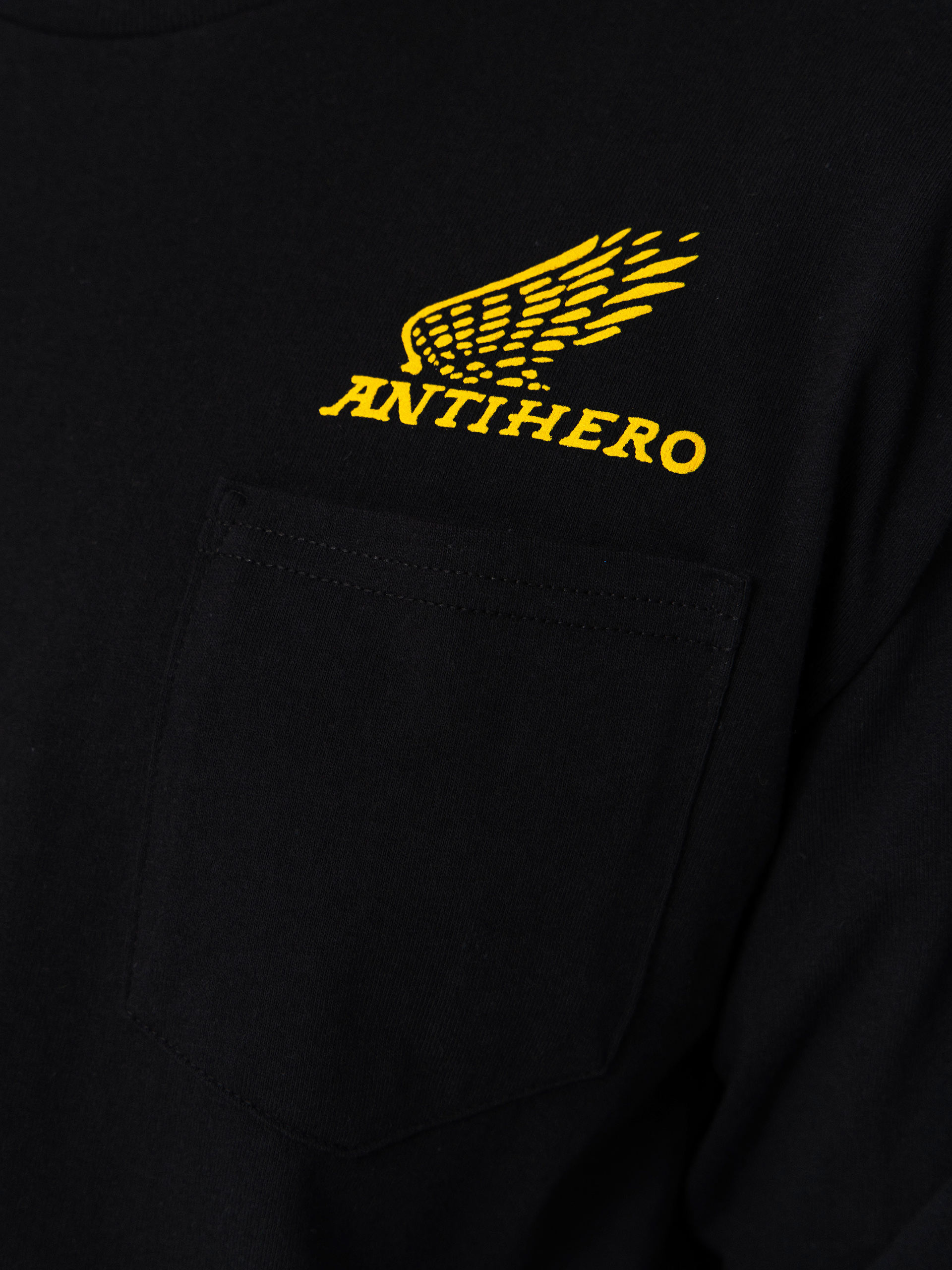 Блуза Antihero Motorized (black w/gold print)