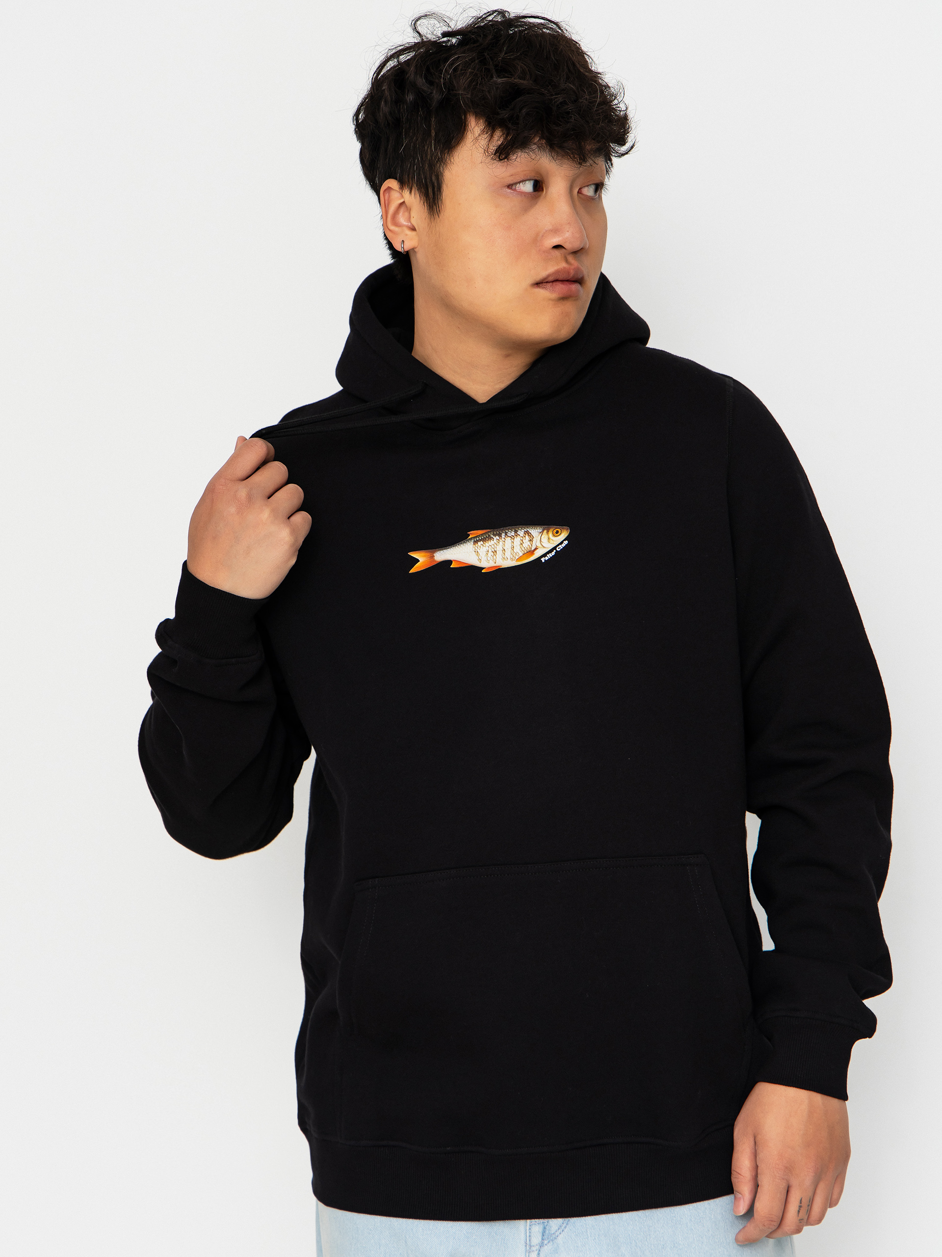 Суитшърт с качулка Palto Lure HD (black)