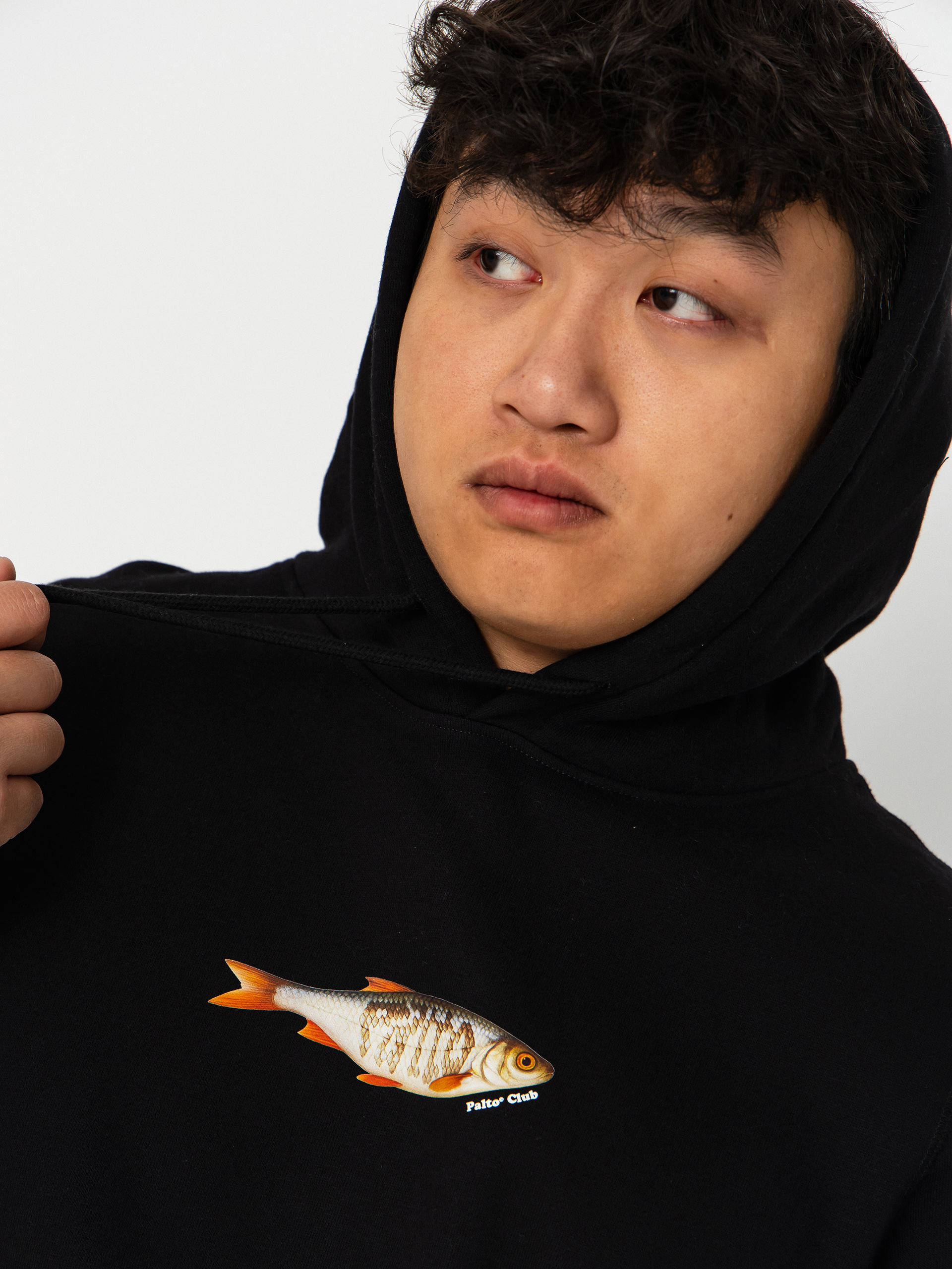 Суитшърт с качулка Palto Lure HD (black)
