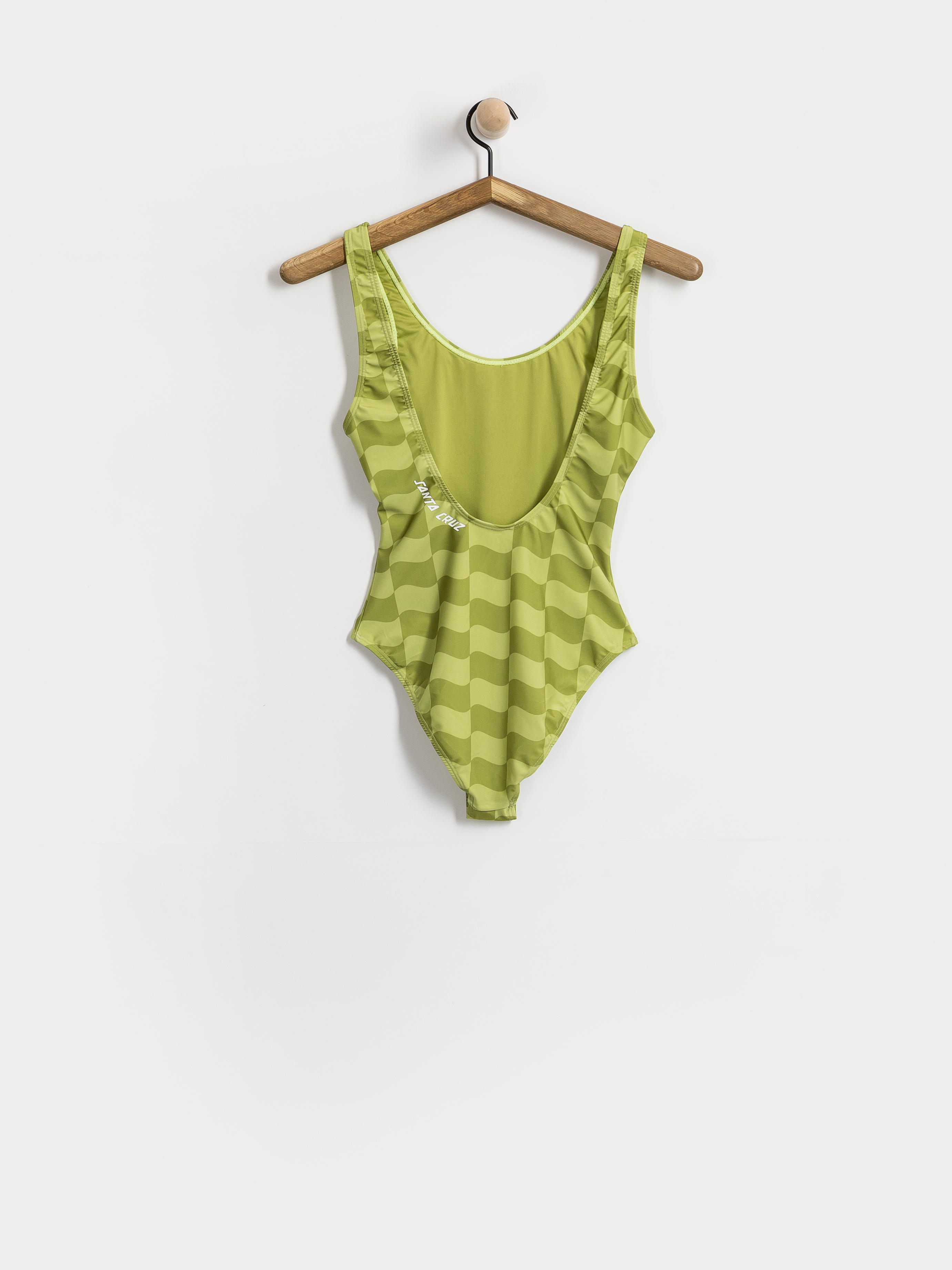 Бански Santa Cruz Strip Bodysuit Wmn (chartreuse wave check)