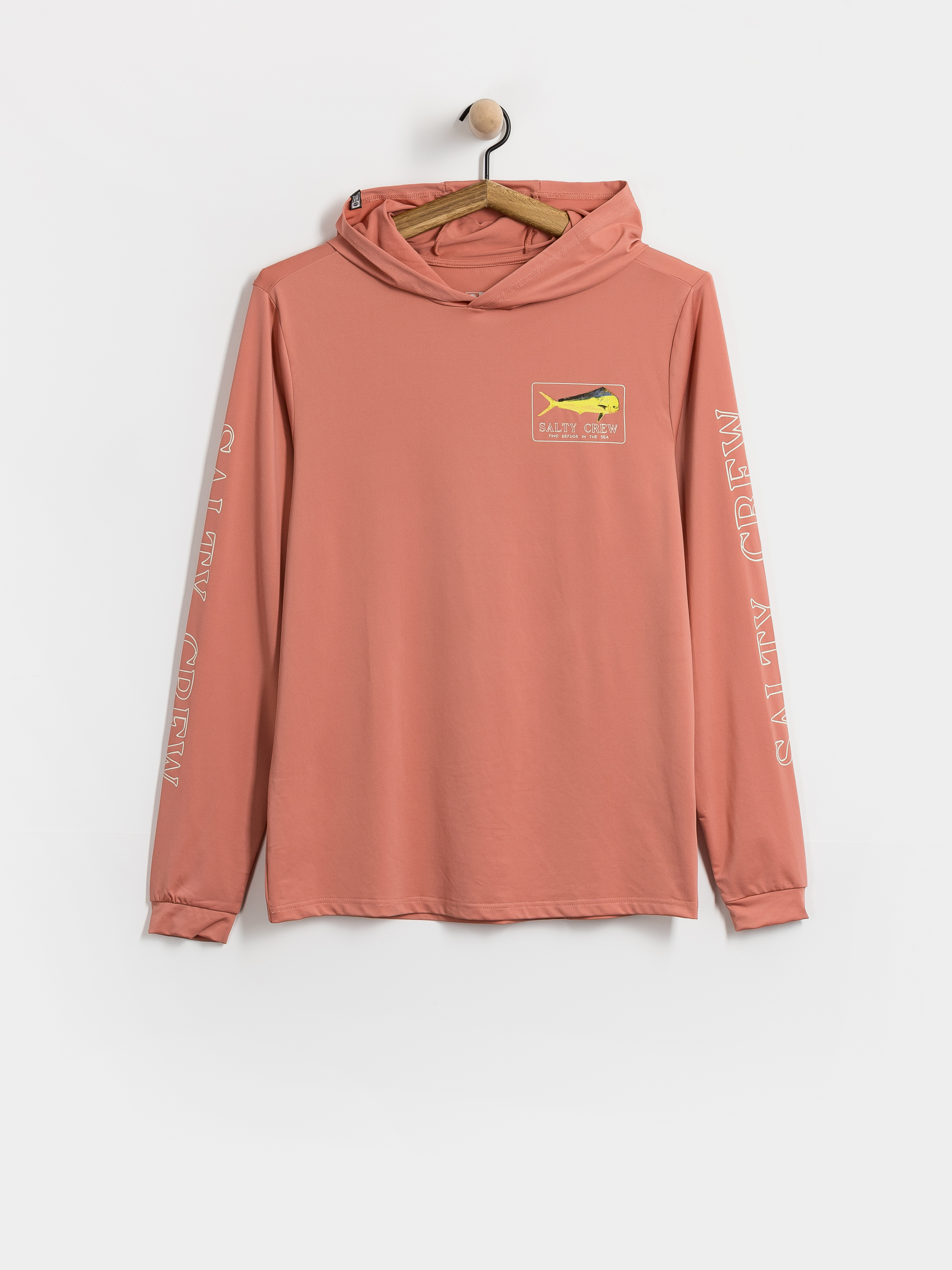 Блуза Salty Crew Golden Mahi Hood Sunshirt (coral)